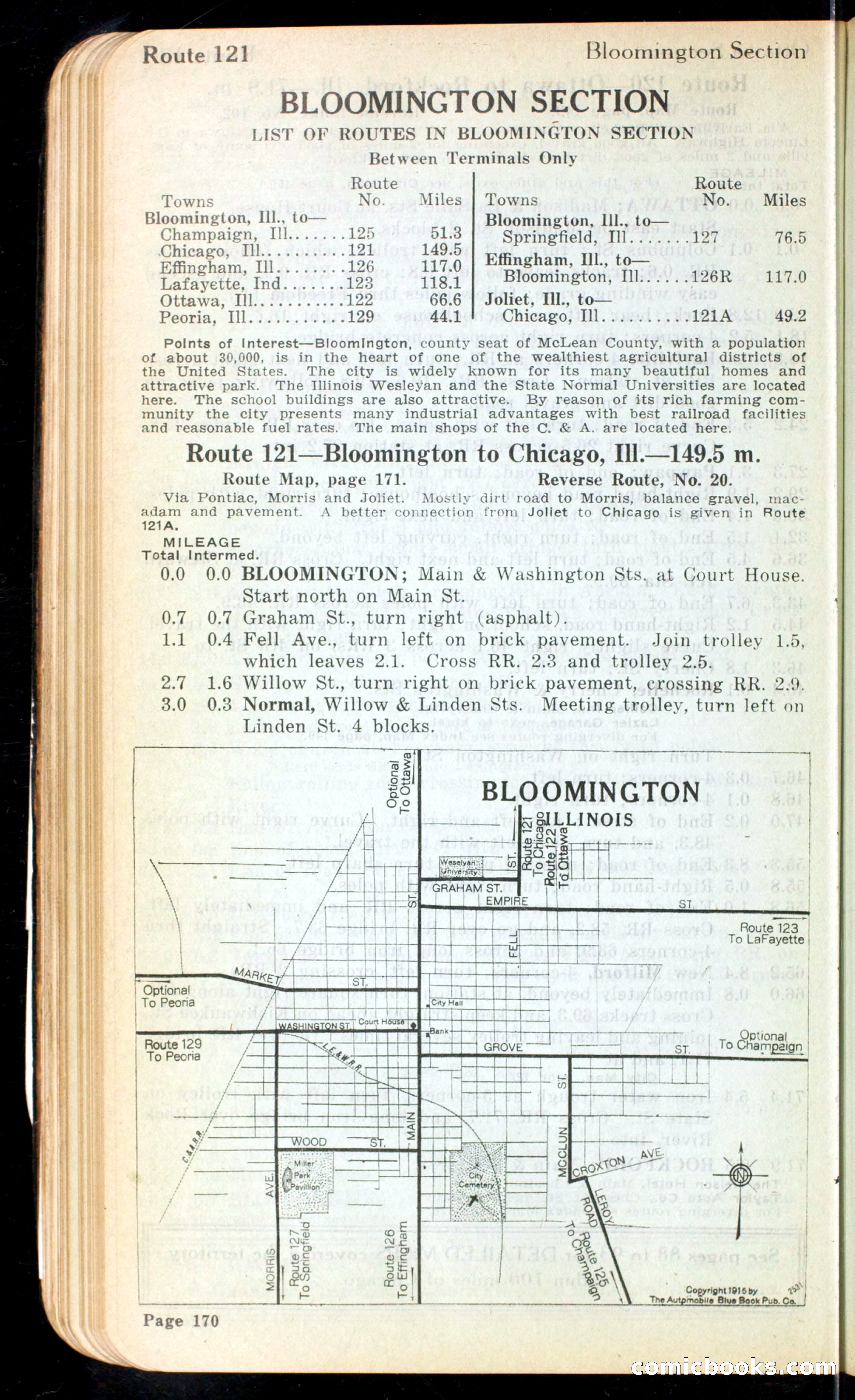 Cleveland Automobile Blue Book, Volume 4: The Middle West — page 258 of 400