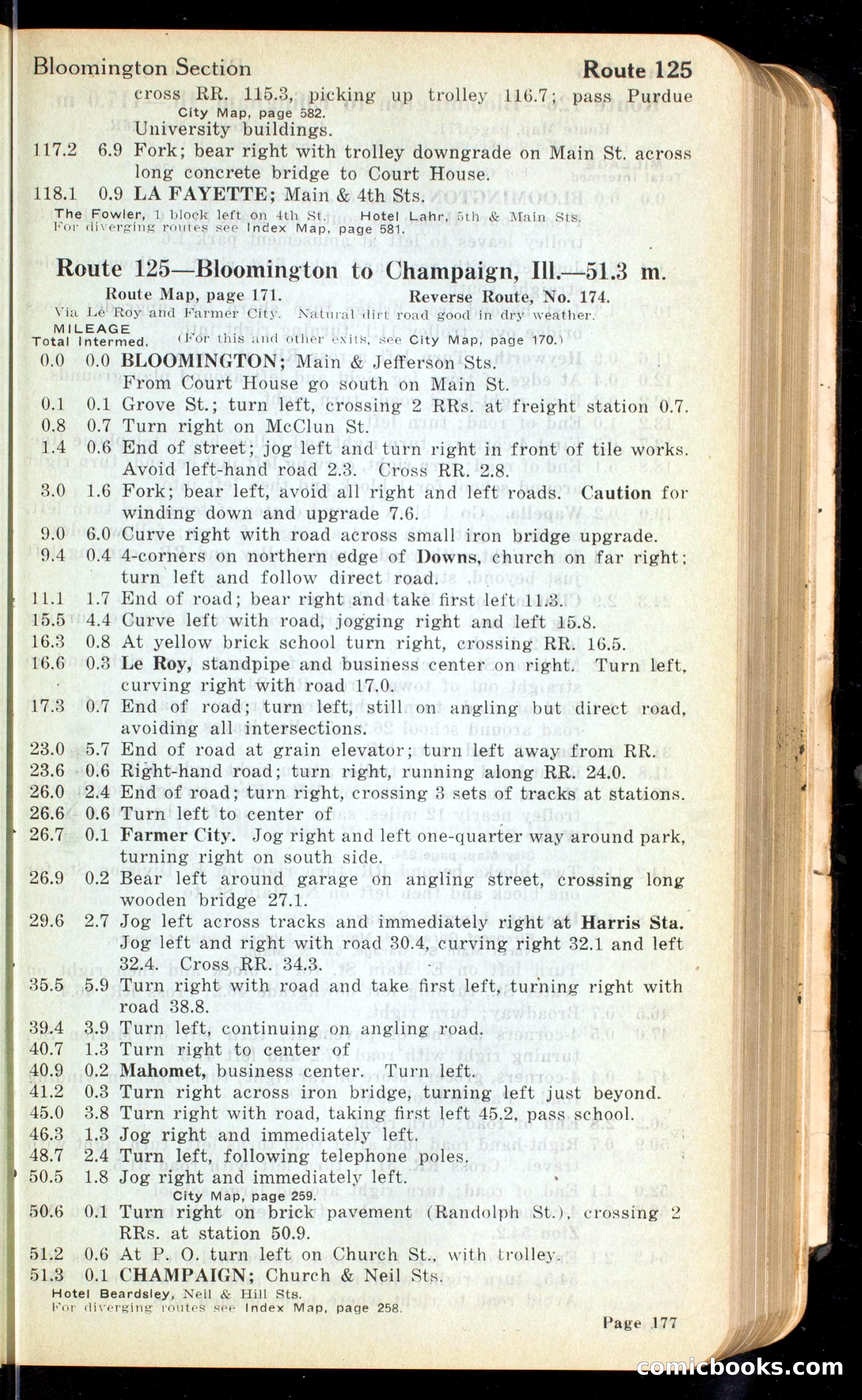 Cleveland Automobile Blue Book, Volume 4: The Middle West — page 265 of 400