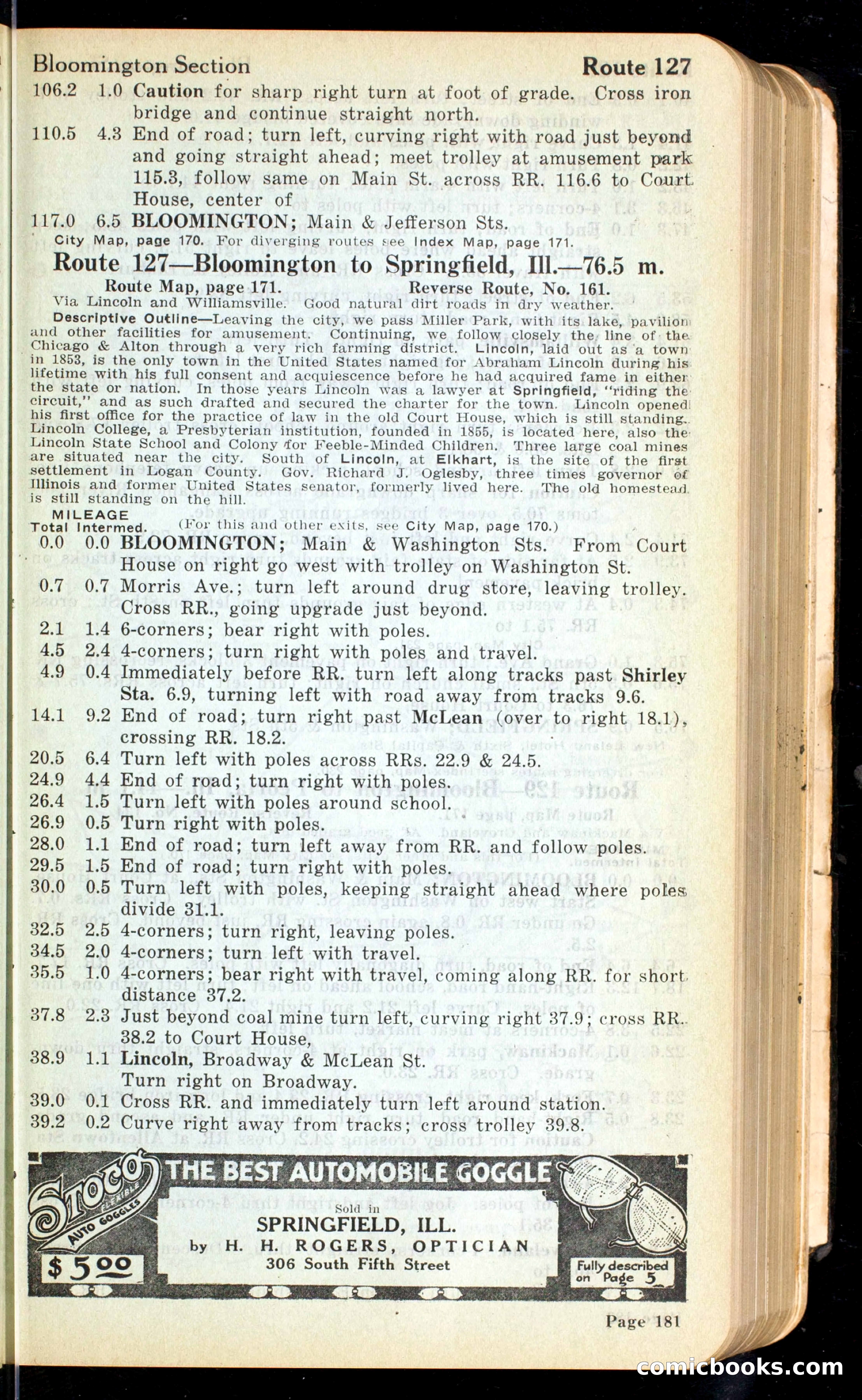 Cleveland Automobile Blue Book, Volume 4: The Middle West — page 269 of 400