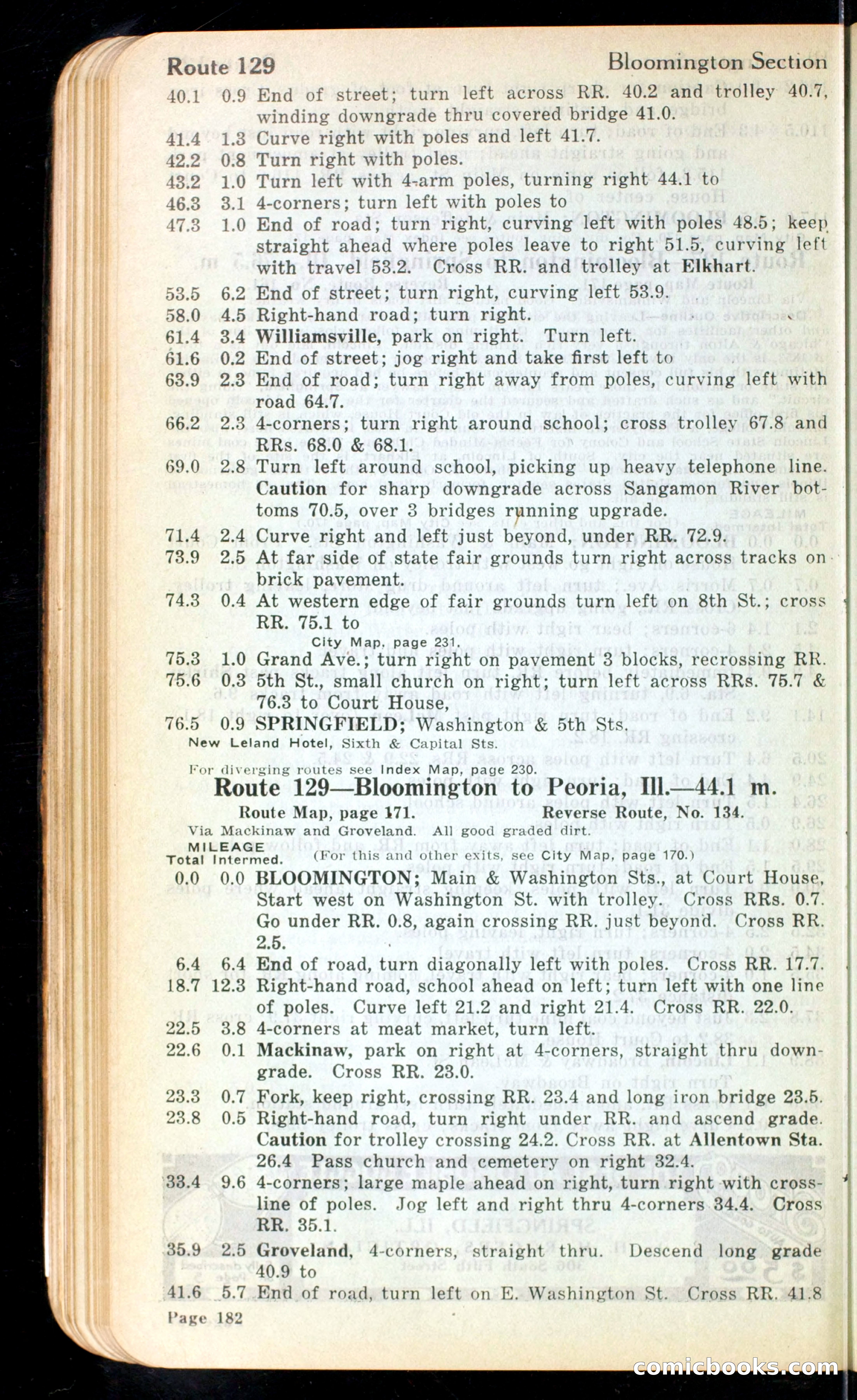 Cleveland Automobile Blue Book, Volume 4: The Middle West — page 270 of 400