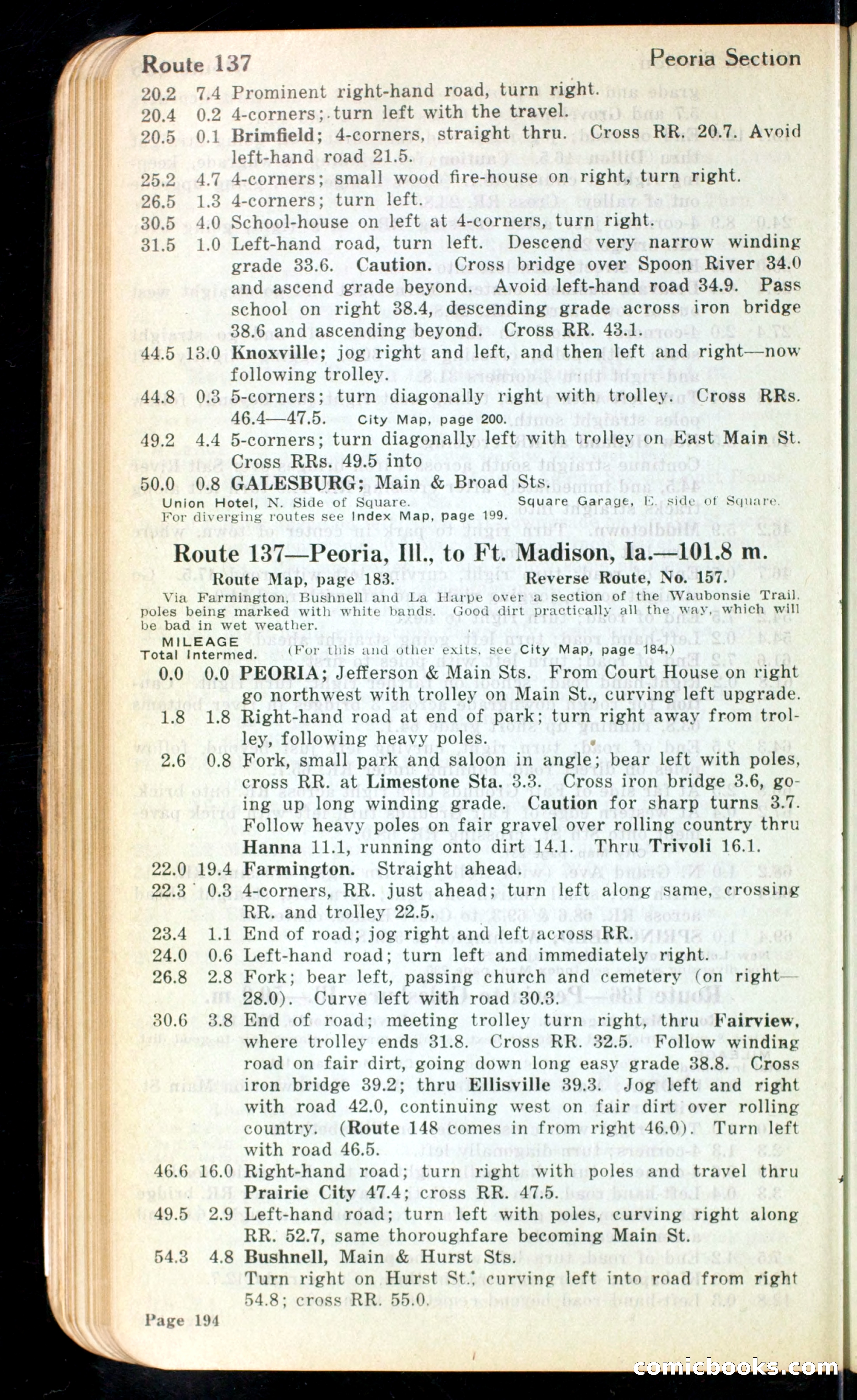 Cleveland Automobile Blue Book, Volume 4: The Middle West — page 282 of 400
