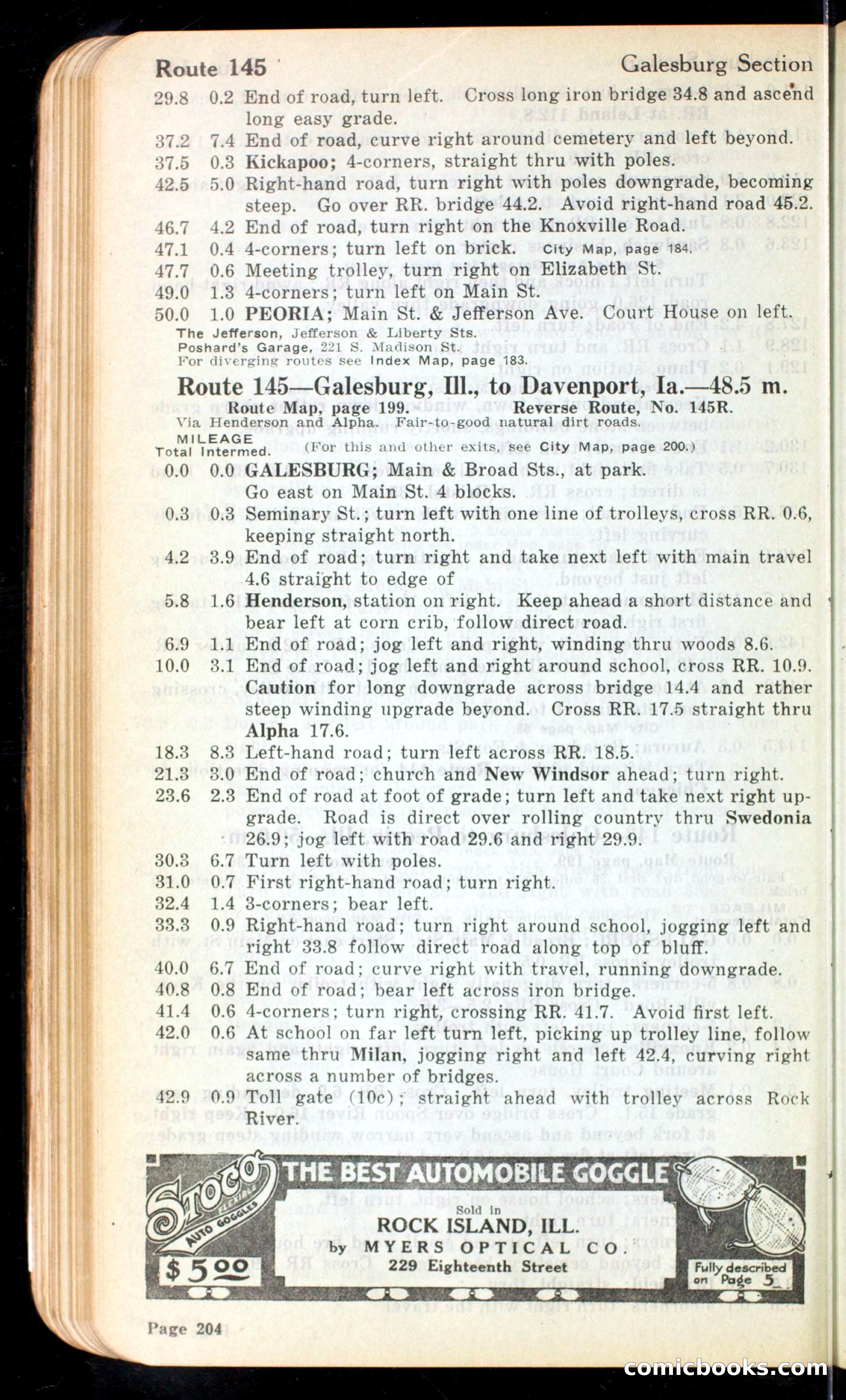 Cleveland Automobile Blue Book, Volume 4: The Middle West — page 292 of 400