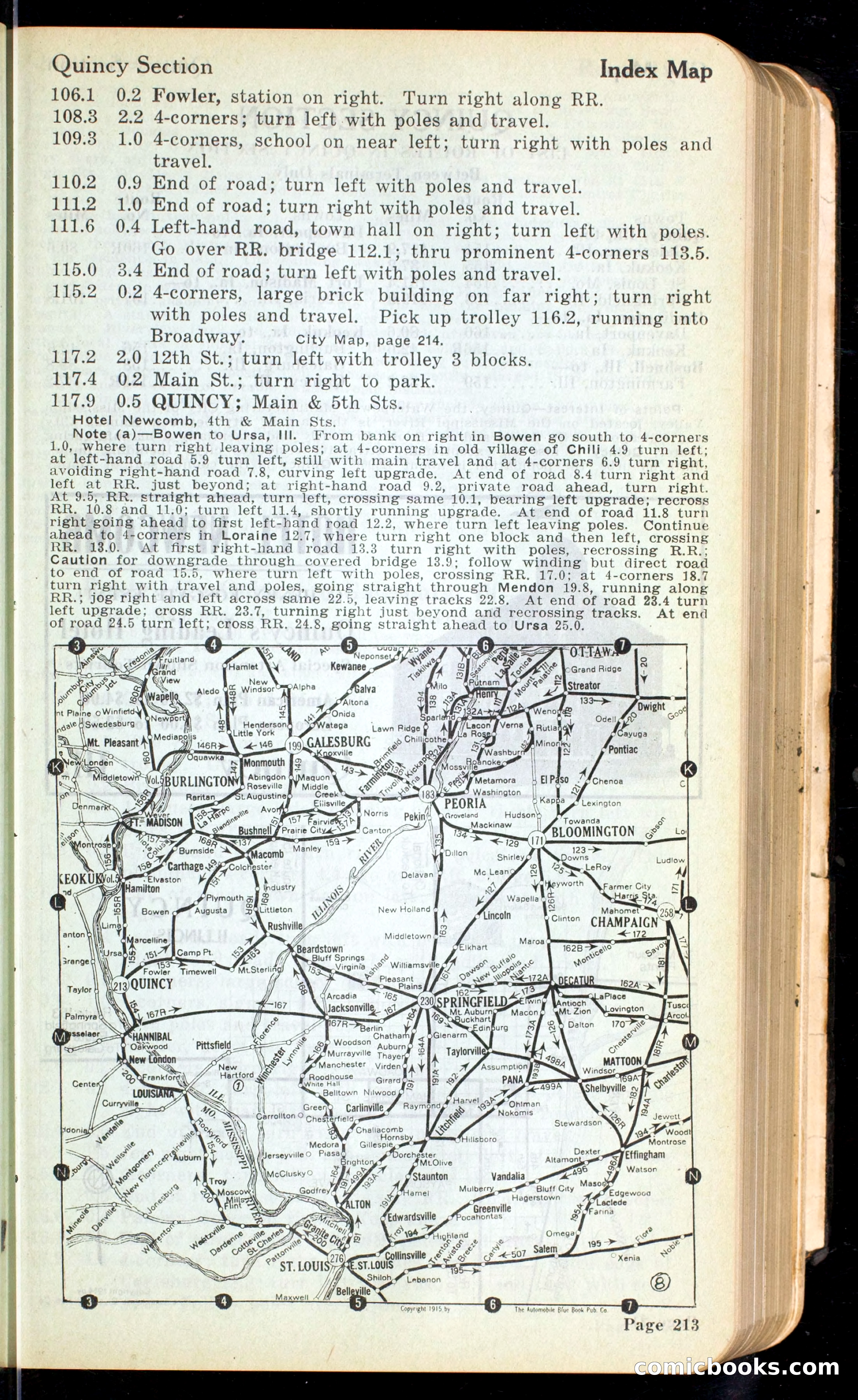 Cleveland Automobile Blue Book, Volume 4: The Middle West — page 301 of 400