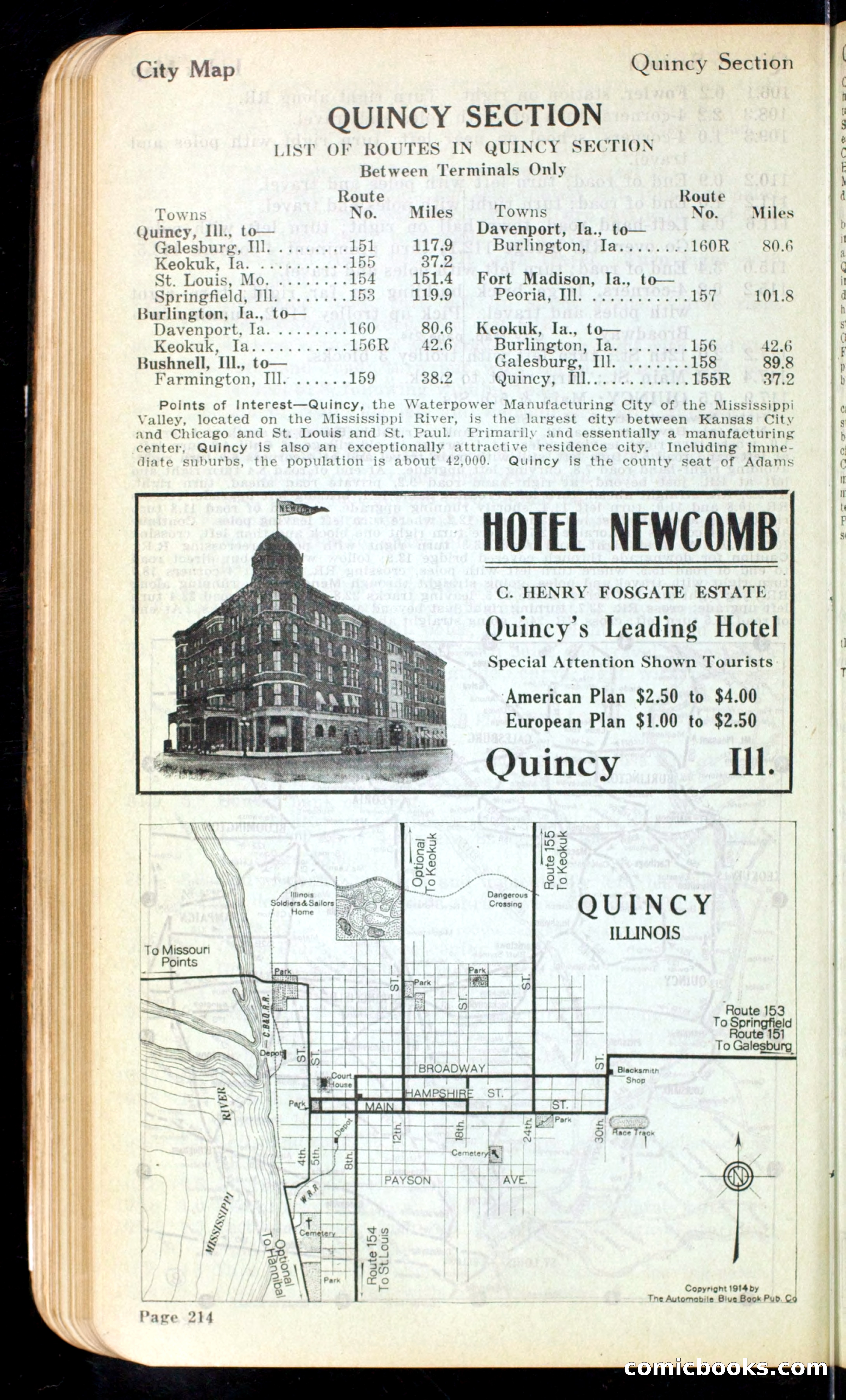 Cleveland Automobile Blue Book, Volume 4: The Middle West — page 302 of 400