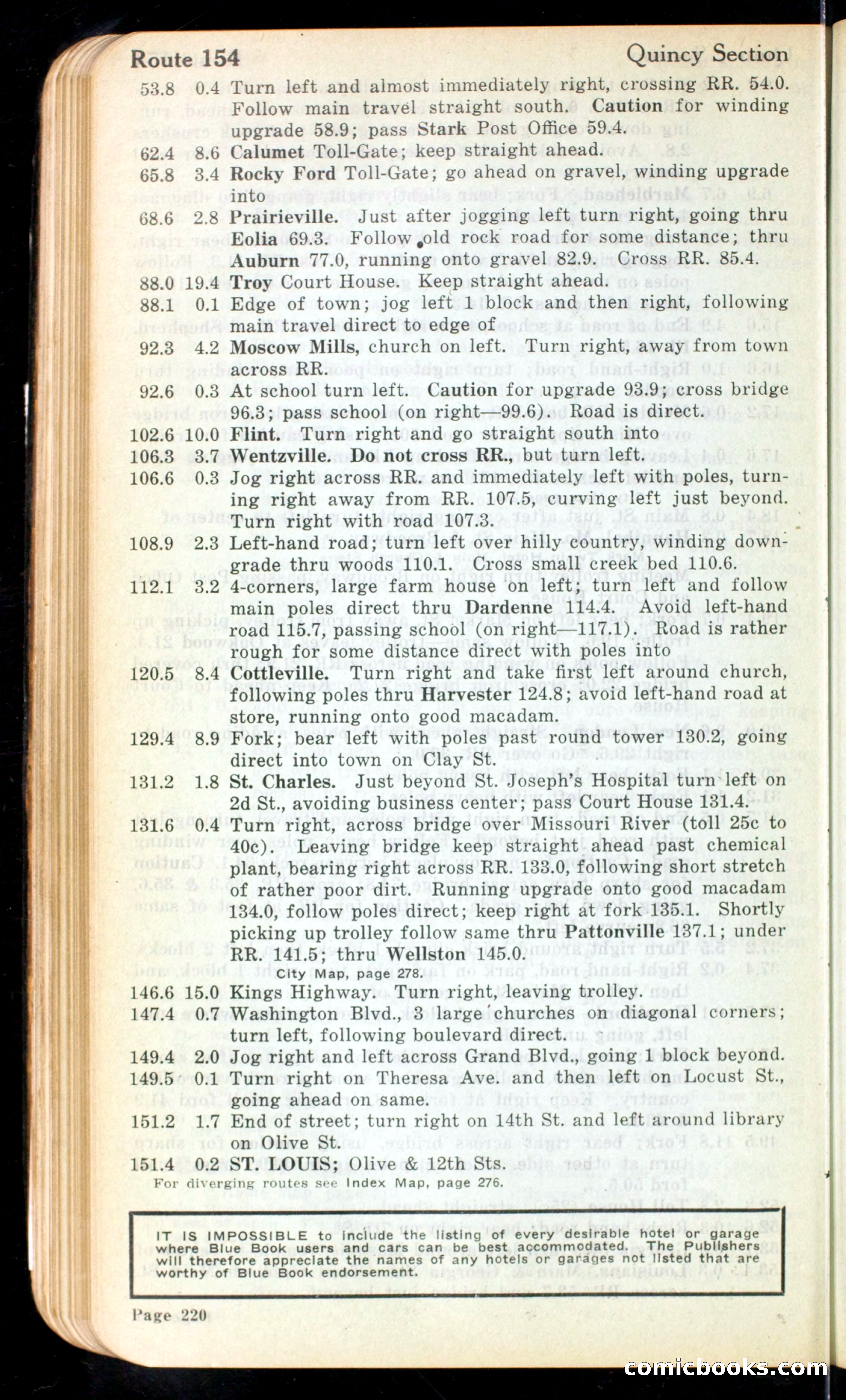 Cleveland Automobile Blue Book, Volume 4: The Middle West — page 308 of 400