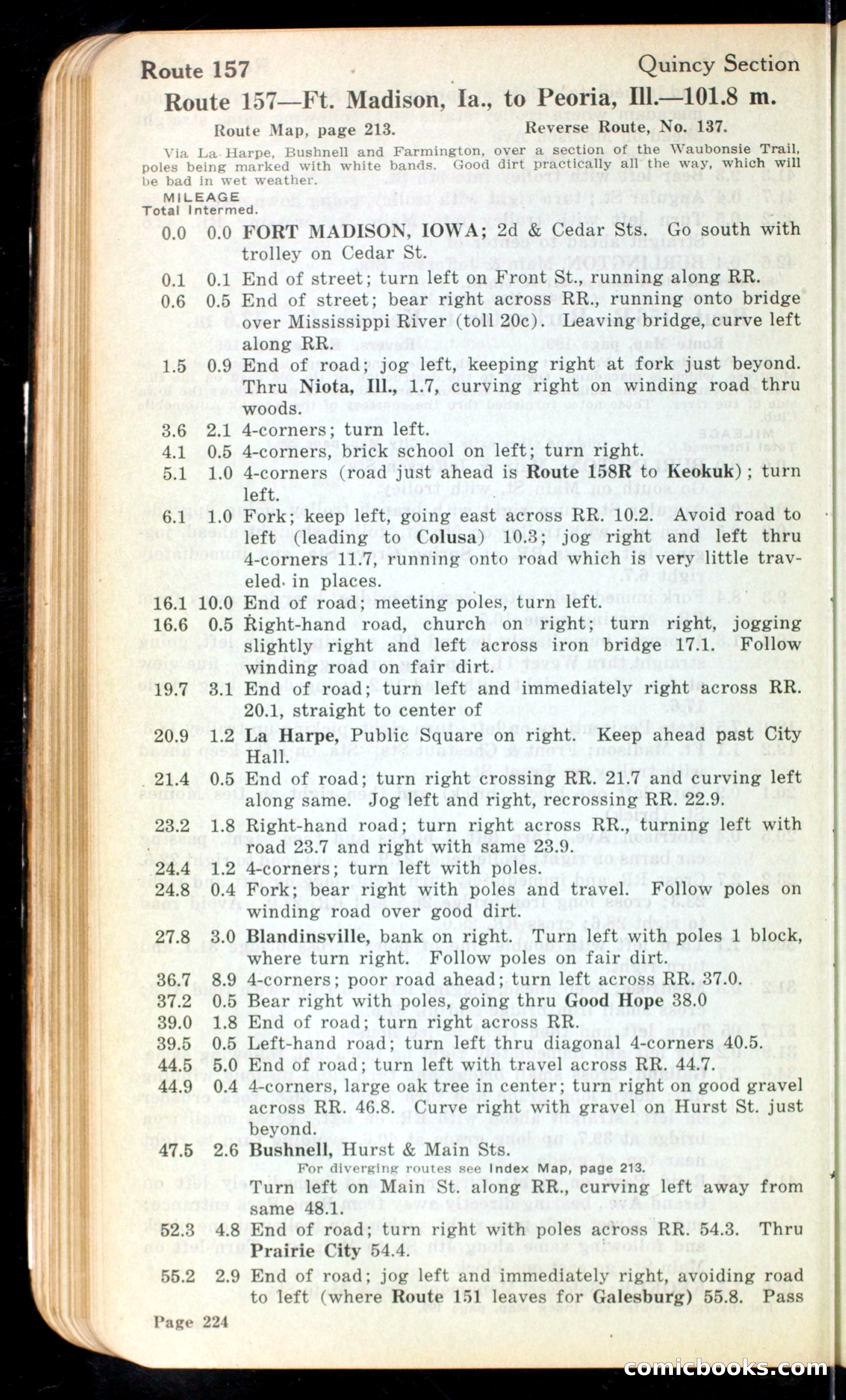 Cleveland Automobile Blue Book, Volume 4: The Middle West — page 312 of 400
