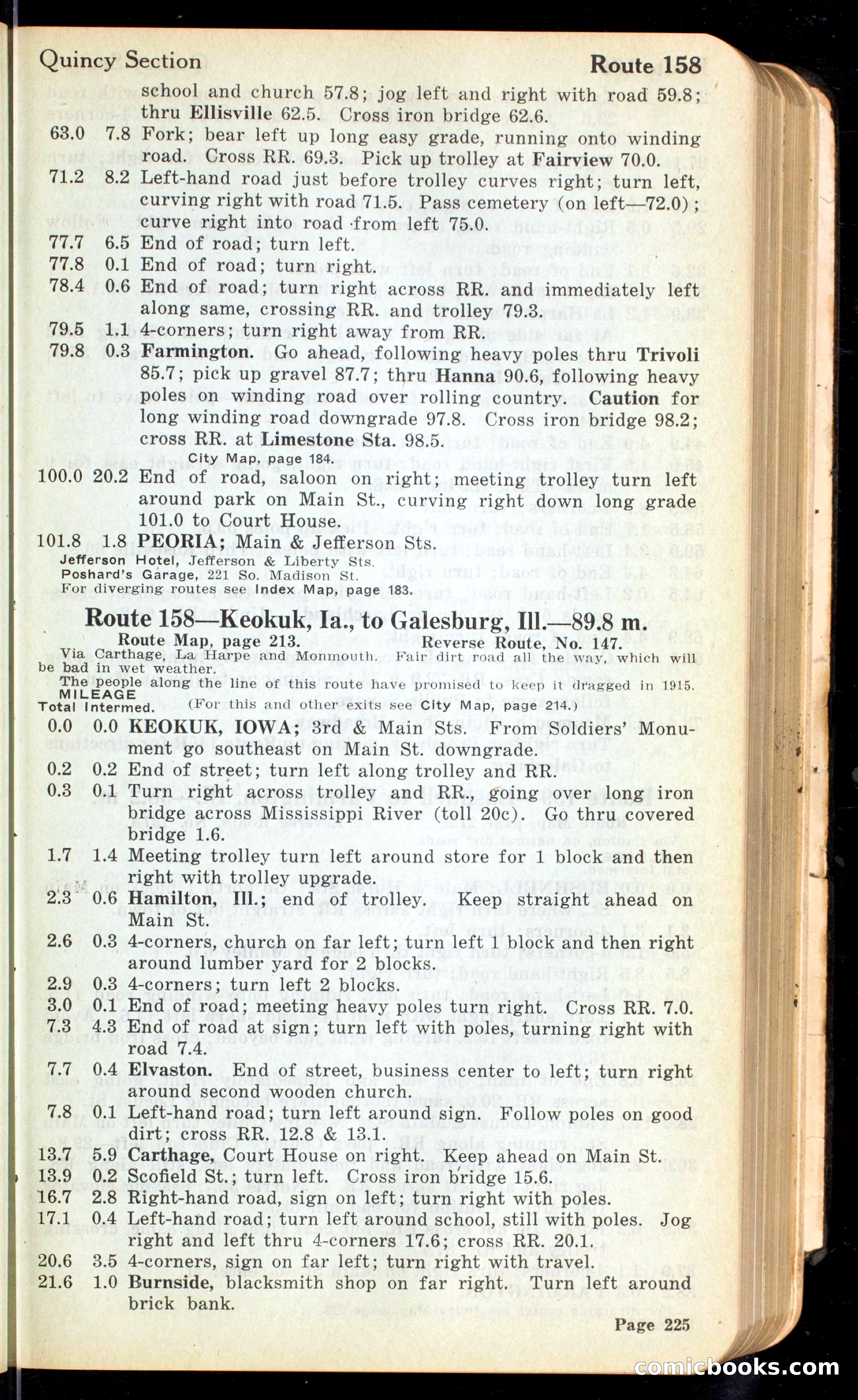 Cleveland Automobile Blue Book, Volume 4: The Middle West — page 313 of 400