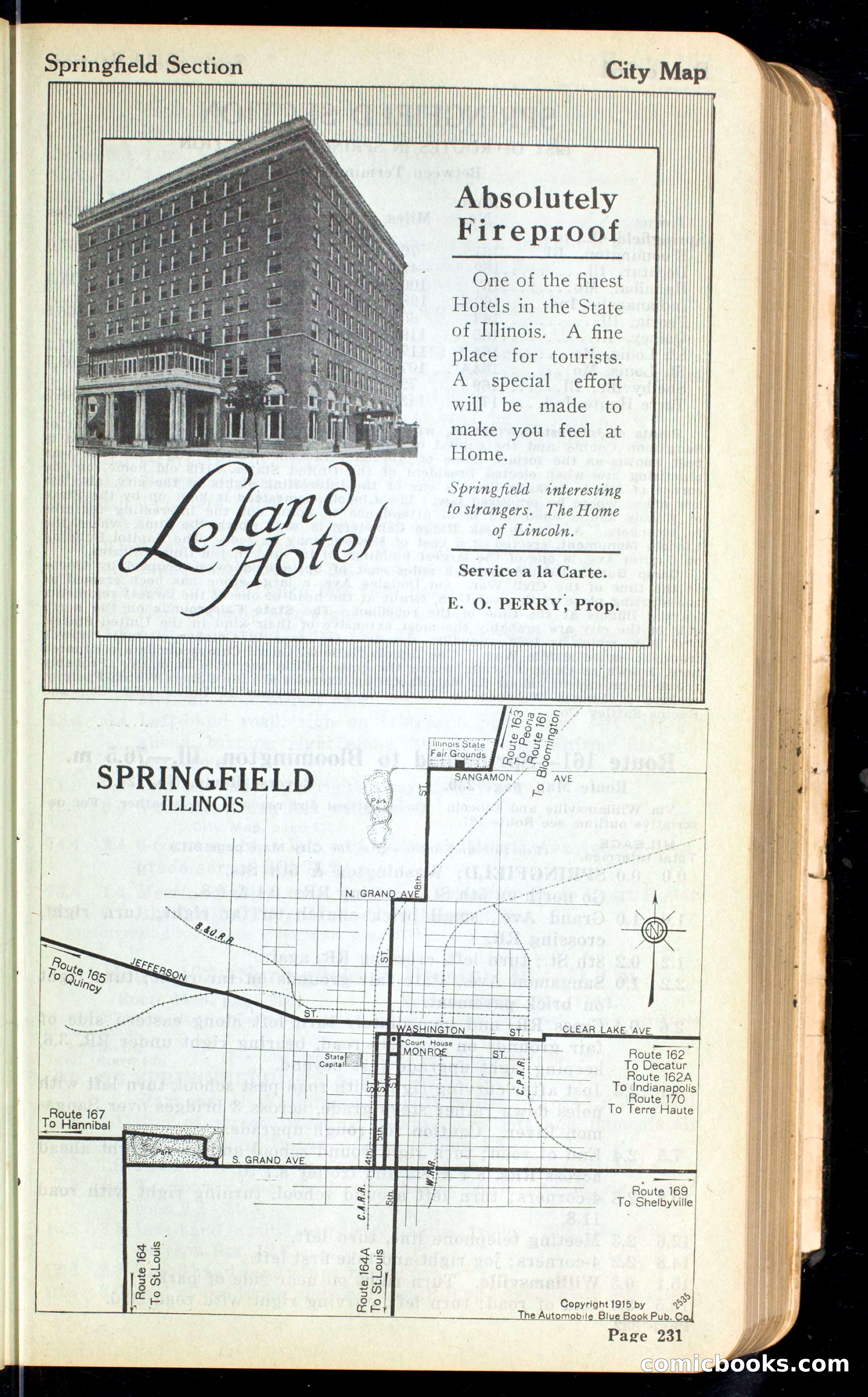 Cleveland Automobile Blue Book, Volume 4: The Middle West — page 319 of 400