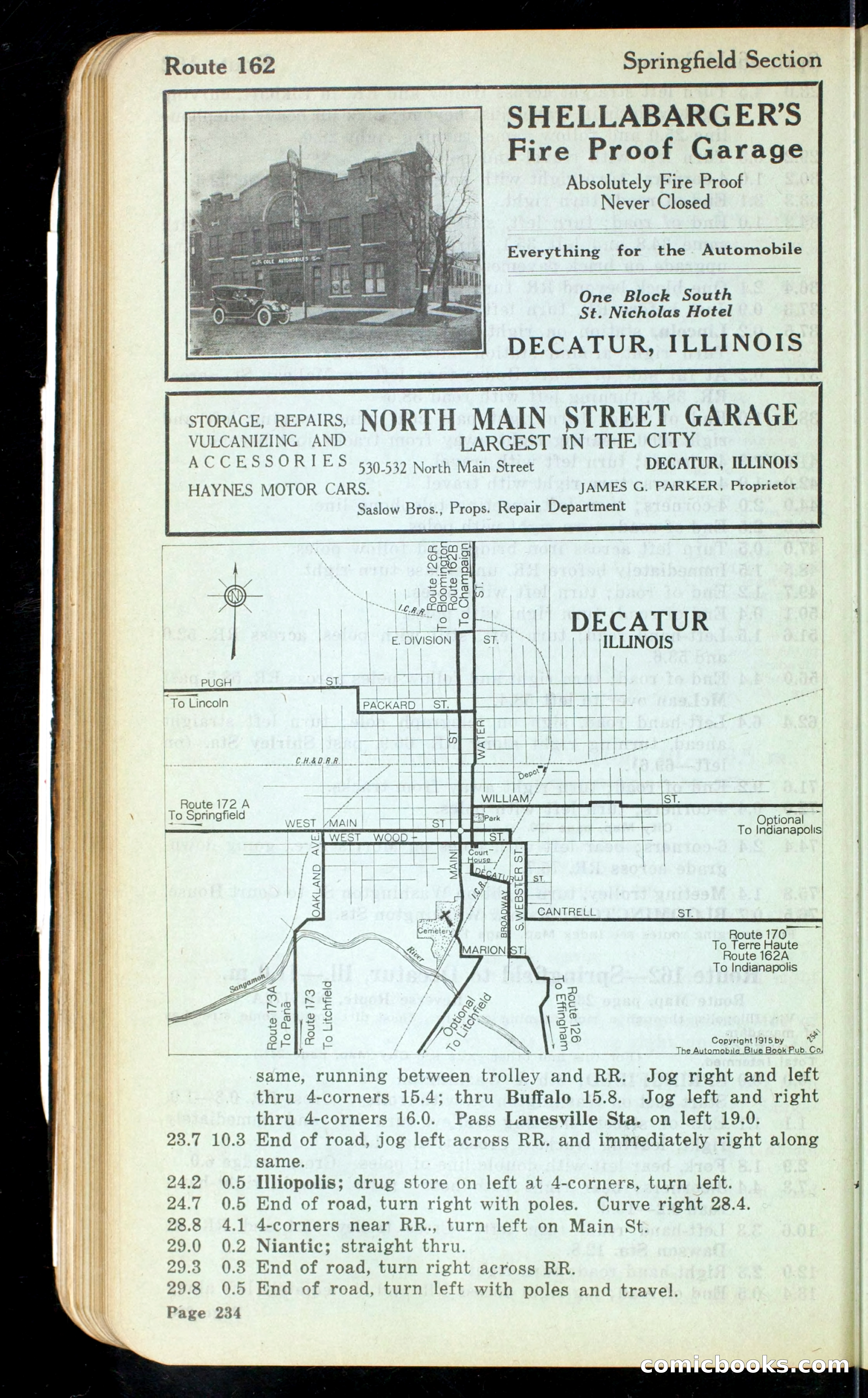Cleveland Automobile Blue Book, Volume 4: The Middle West — page 322 of 400