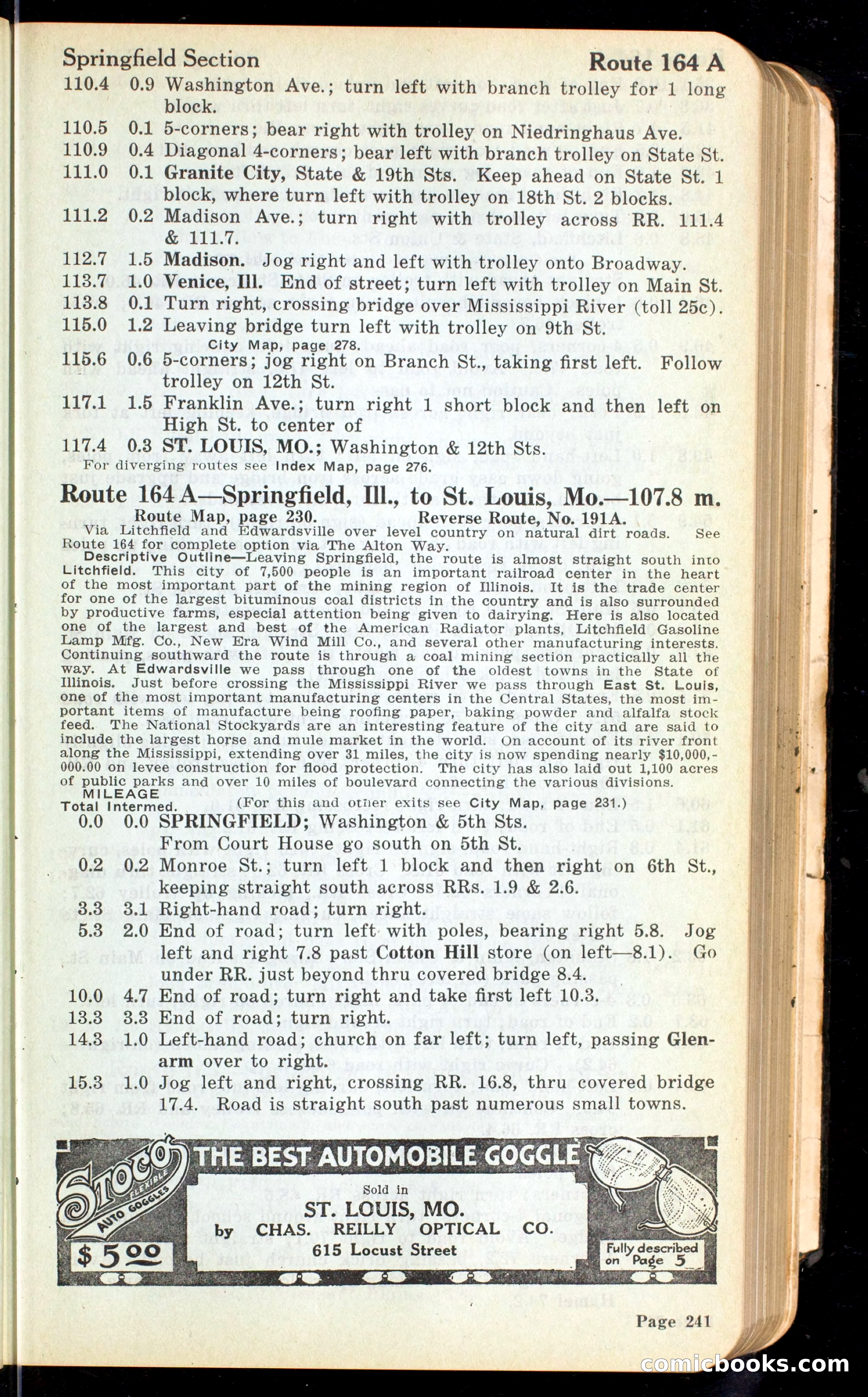 Cleveland Automobile Blue Book, Volume 4: The Middle West — page 329 of 400