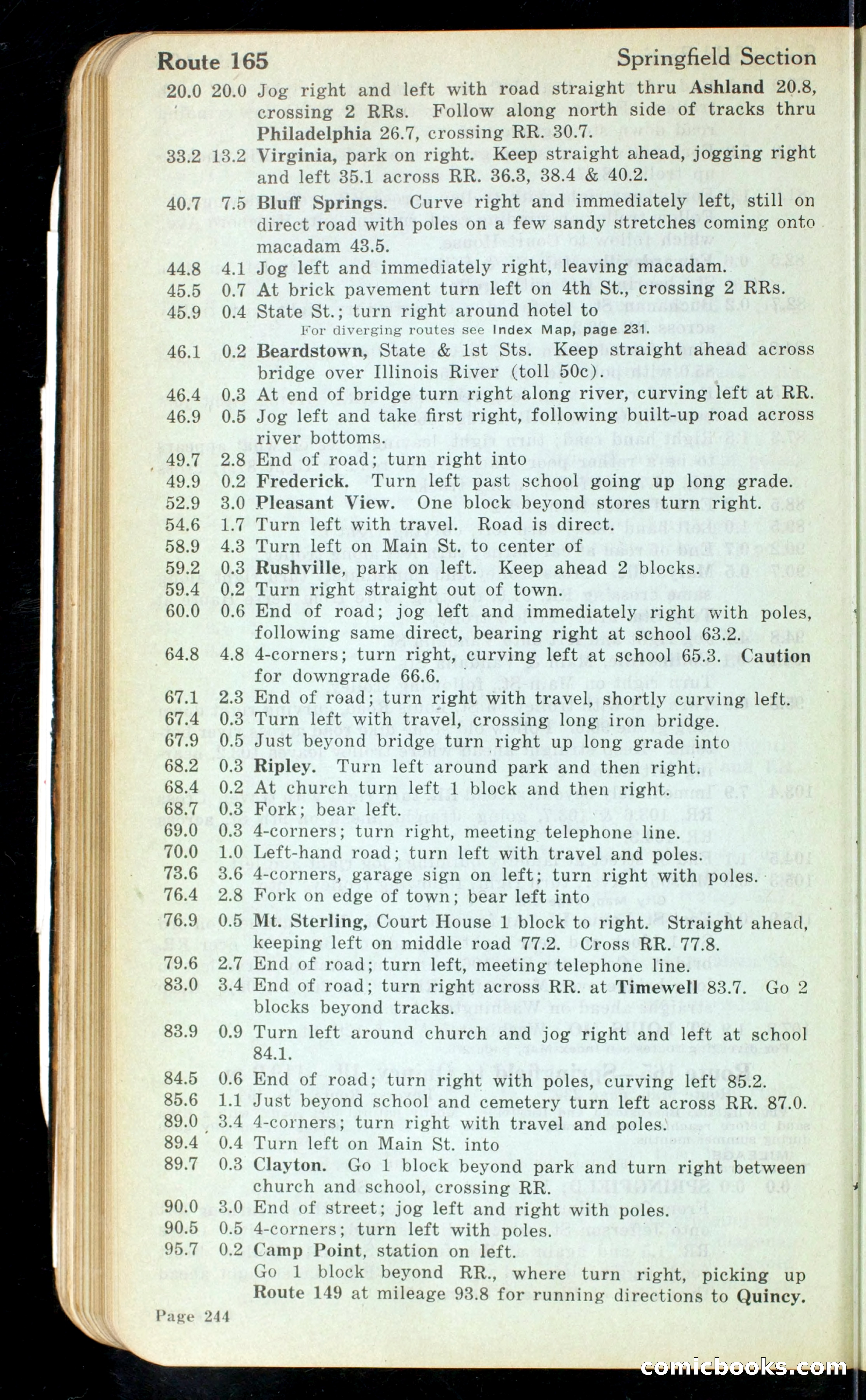 Cleveland Automobile Blue Book, Volume 4: The Middle West — page 332 of 400