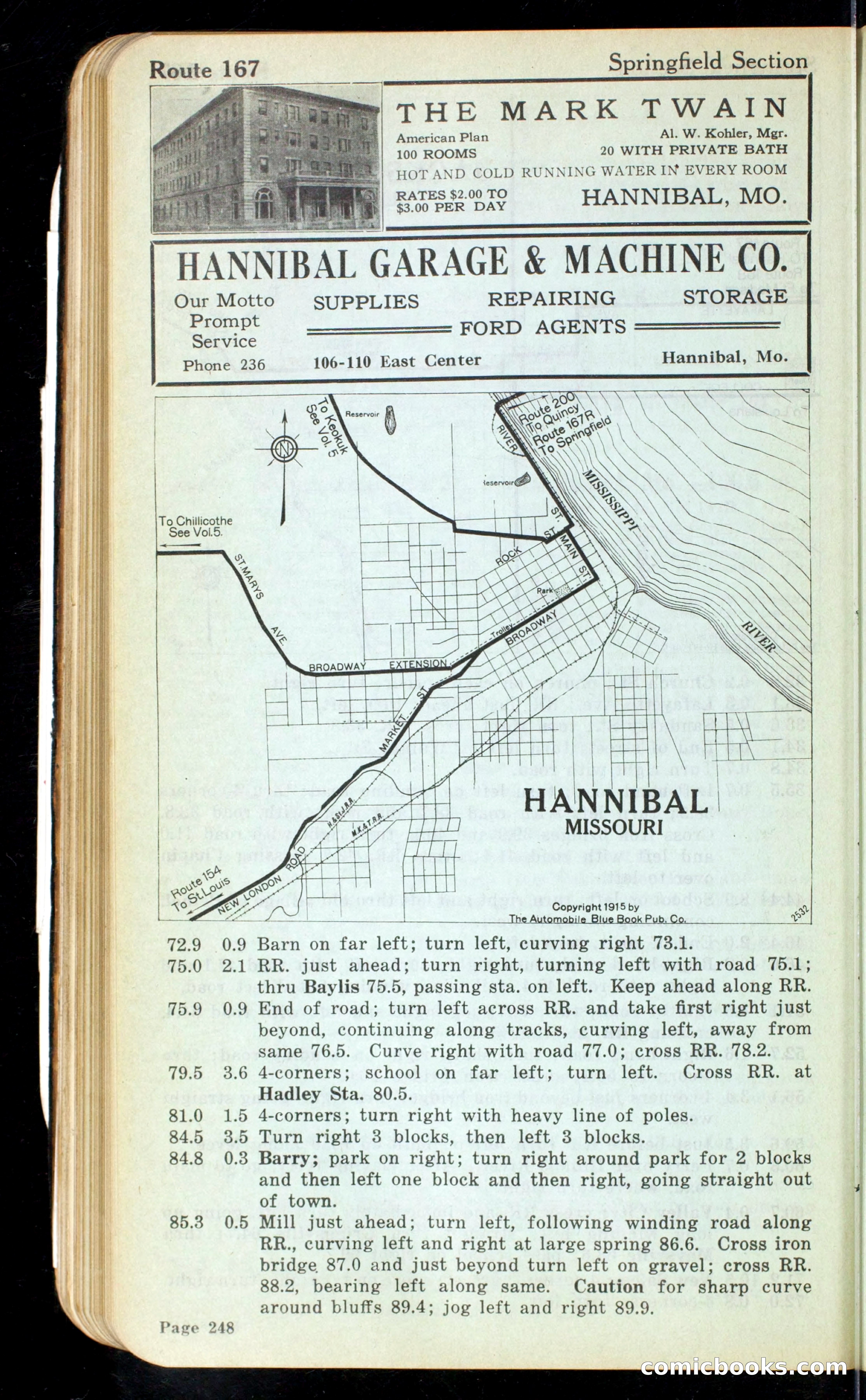 Cleveland Automobile Blue Book, Volume 4: The Middle West — page 336 of 400