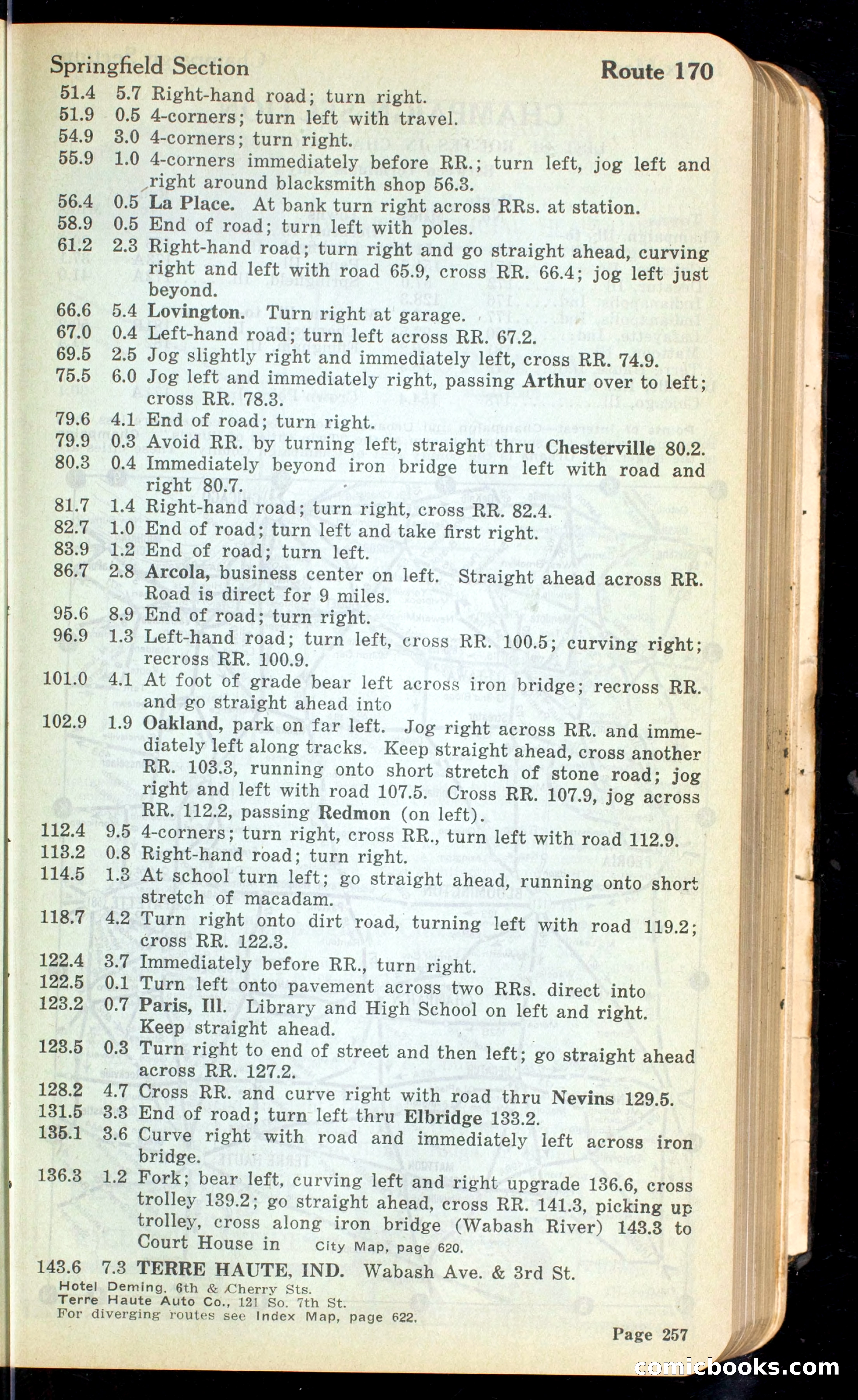 Cleveland Automobile Blue Book, Volume 4: The Middle West — page 345 of 400