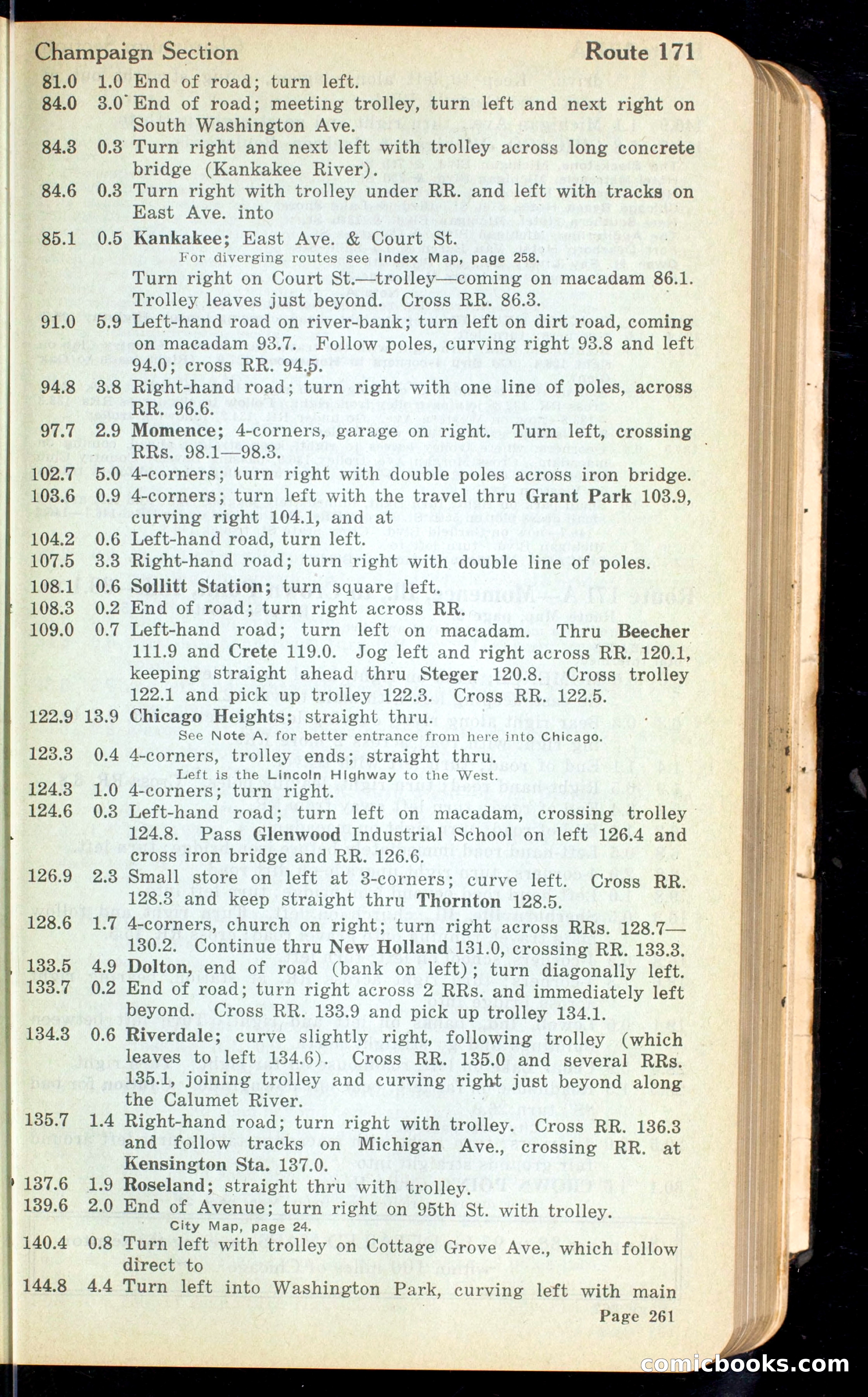 Cleveland Automobile Blue Book, Volume 4: The Middle West — page 349 of 400