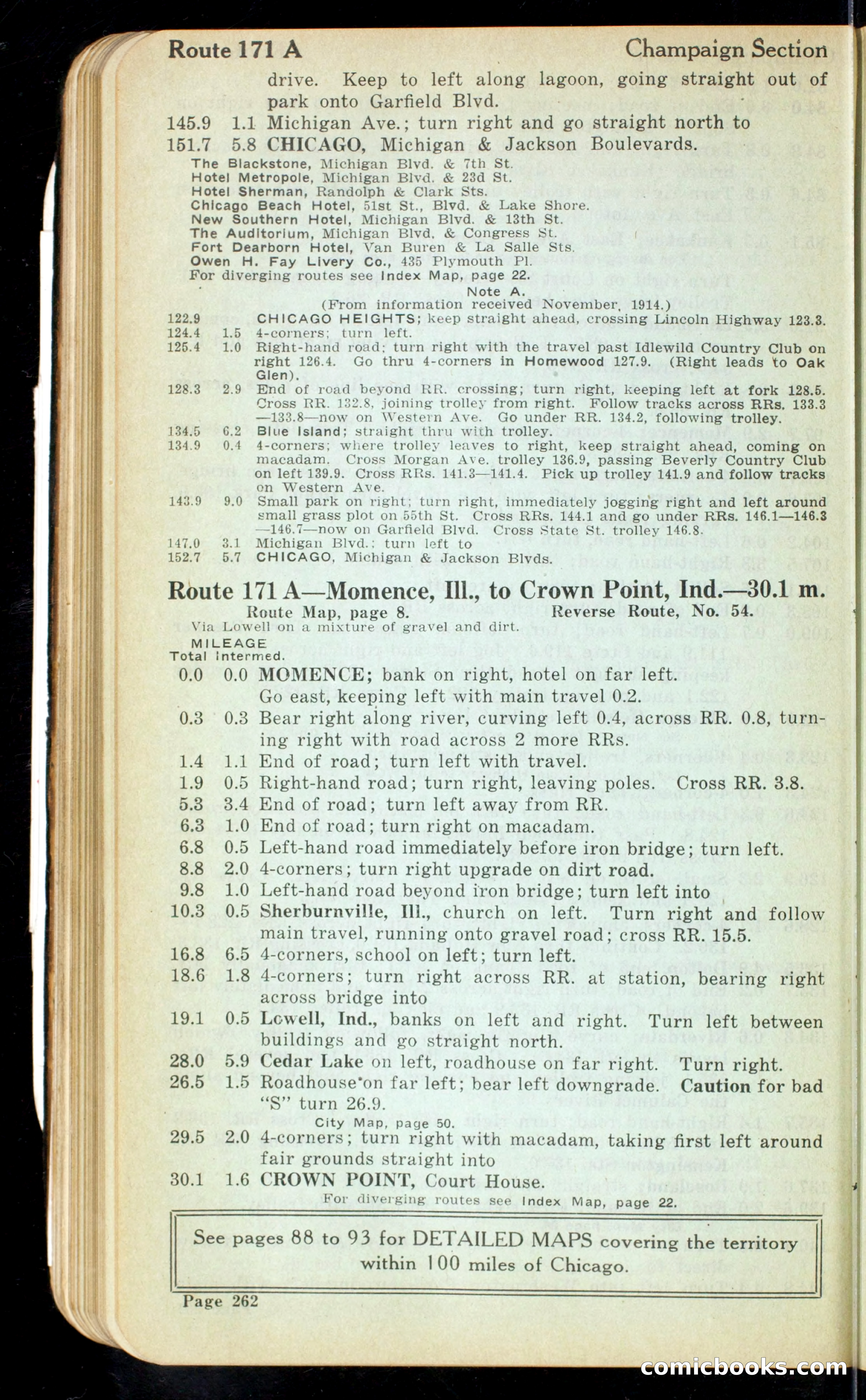 Cleveland Automobile Blue Book, Volume 4: The Middle West — page 350 of 400