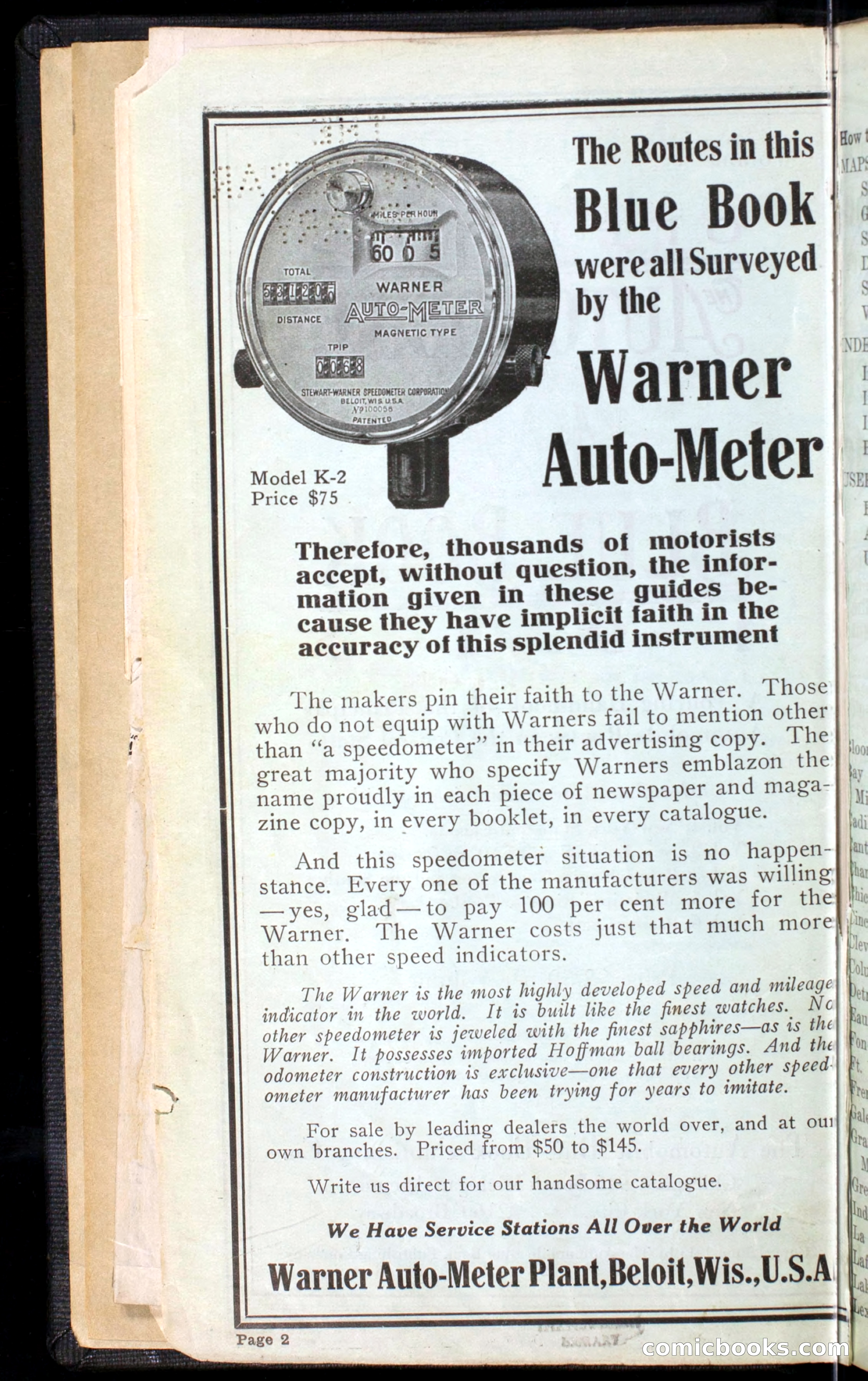 The Automobile Blue Book, Official 1913, Volume 4 — page 10 of 398