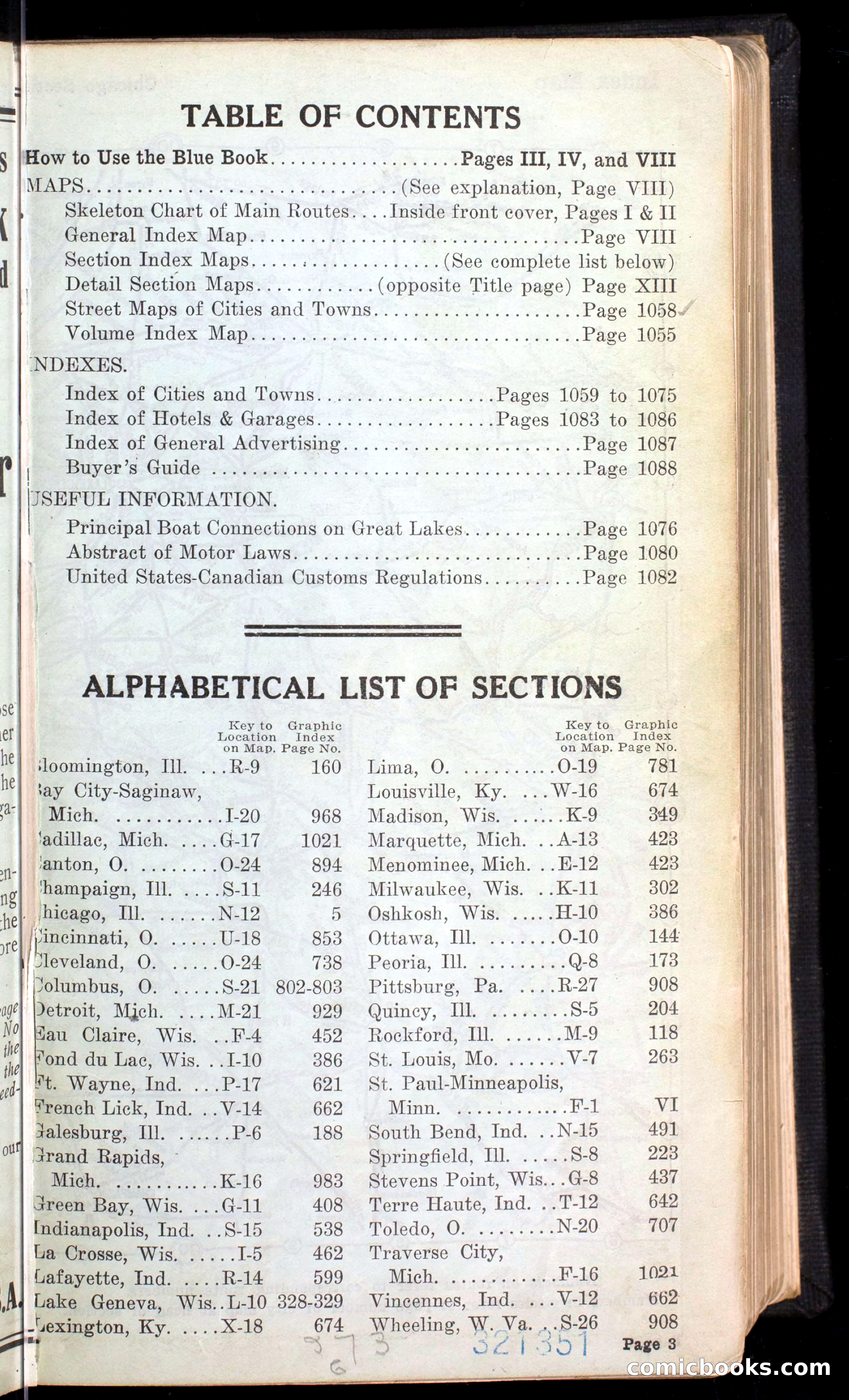 The Automobile Blue Book, Official 1913, Volume 4 — page 11 of 398