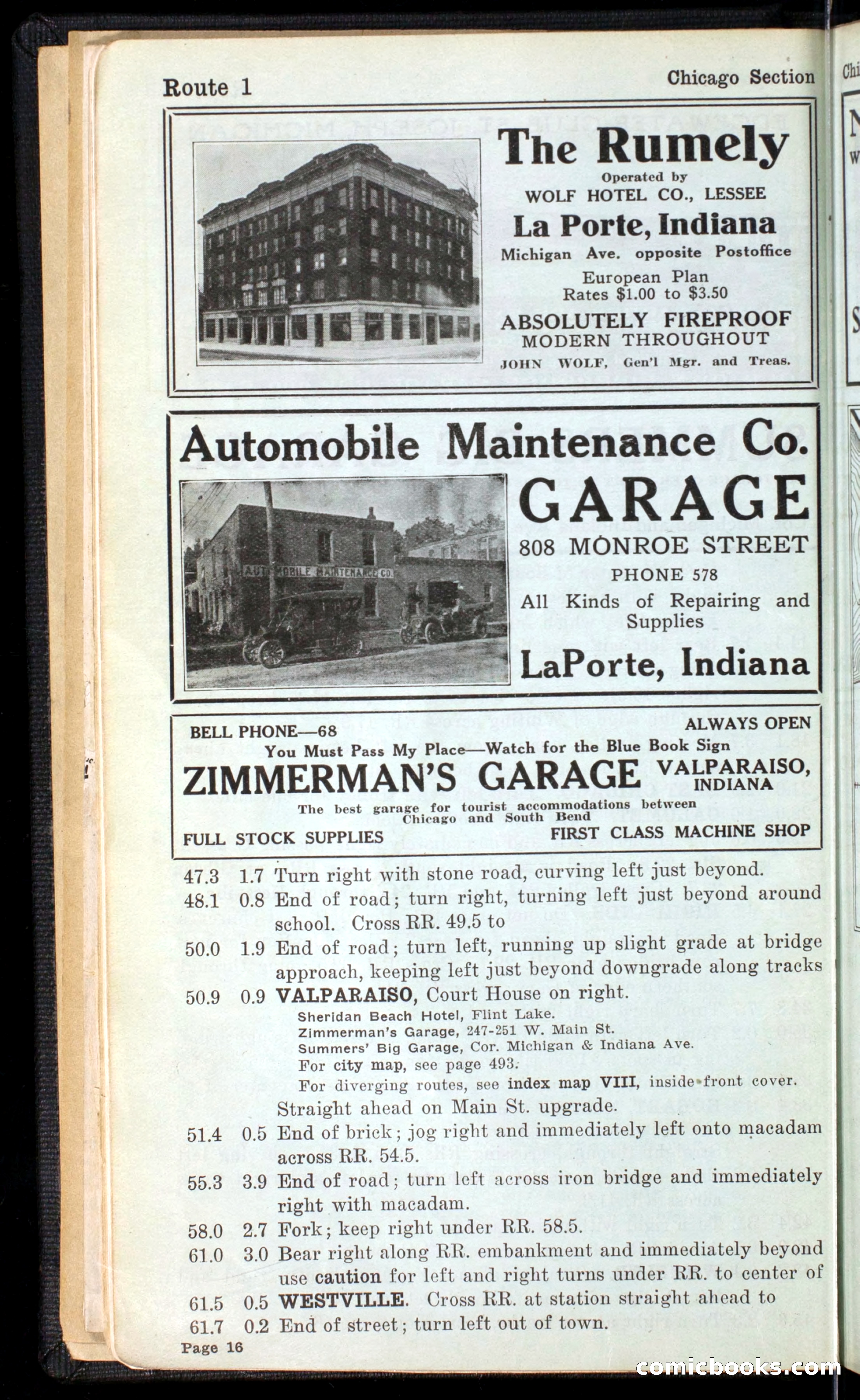 The Automobile Blue Book, Official 1913, Volume 4 — page 28 of 398