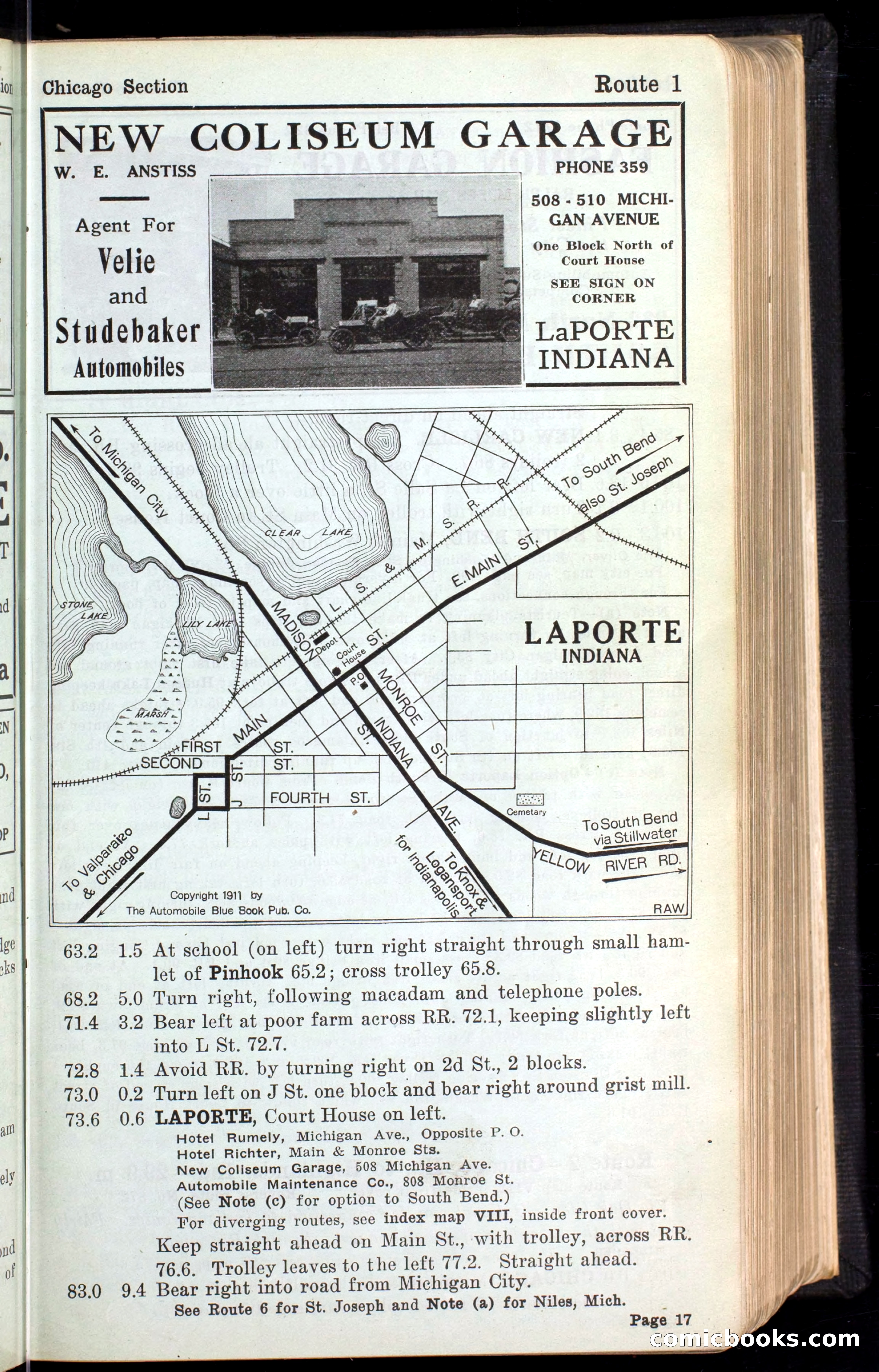 The Automobile Blue Book, Official 1913, Volume 4 — page 29 of 398
