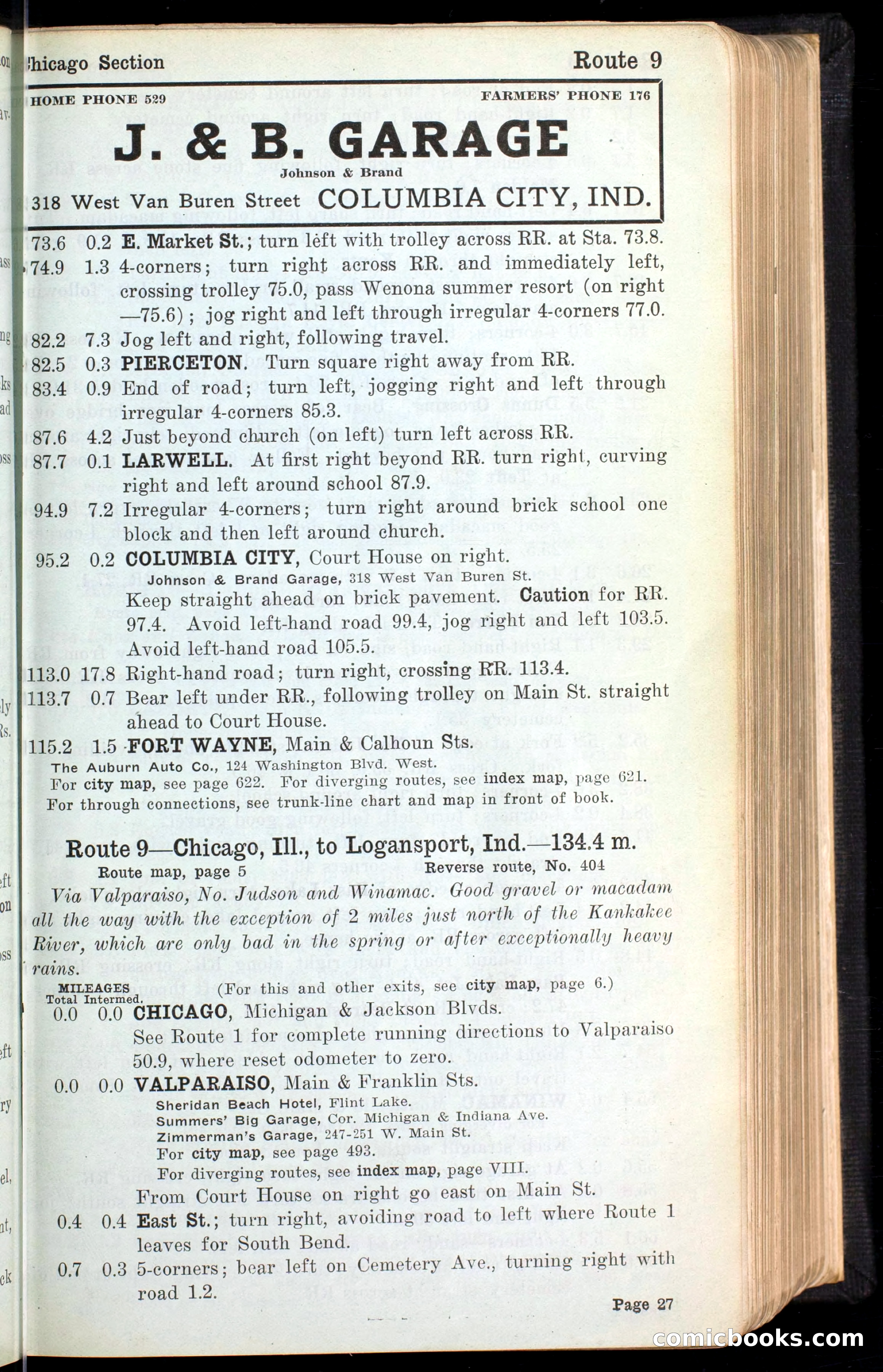 The Automobile Blue Book, Official 1913, Volume 4 — page 39 of 398