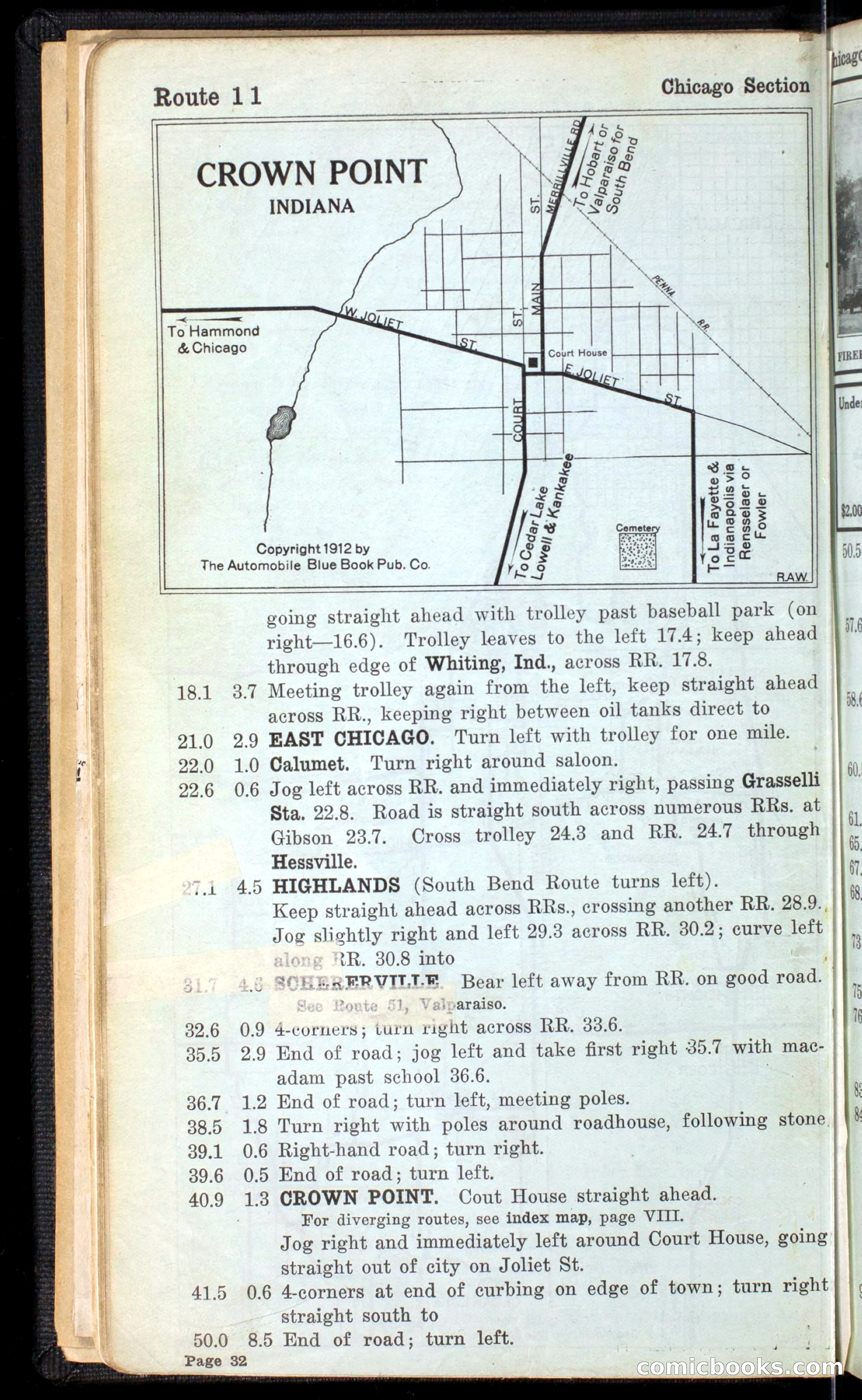 The Automobile Blue Book, Official 1913, Volume 4 — page 44 of 398