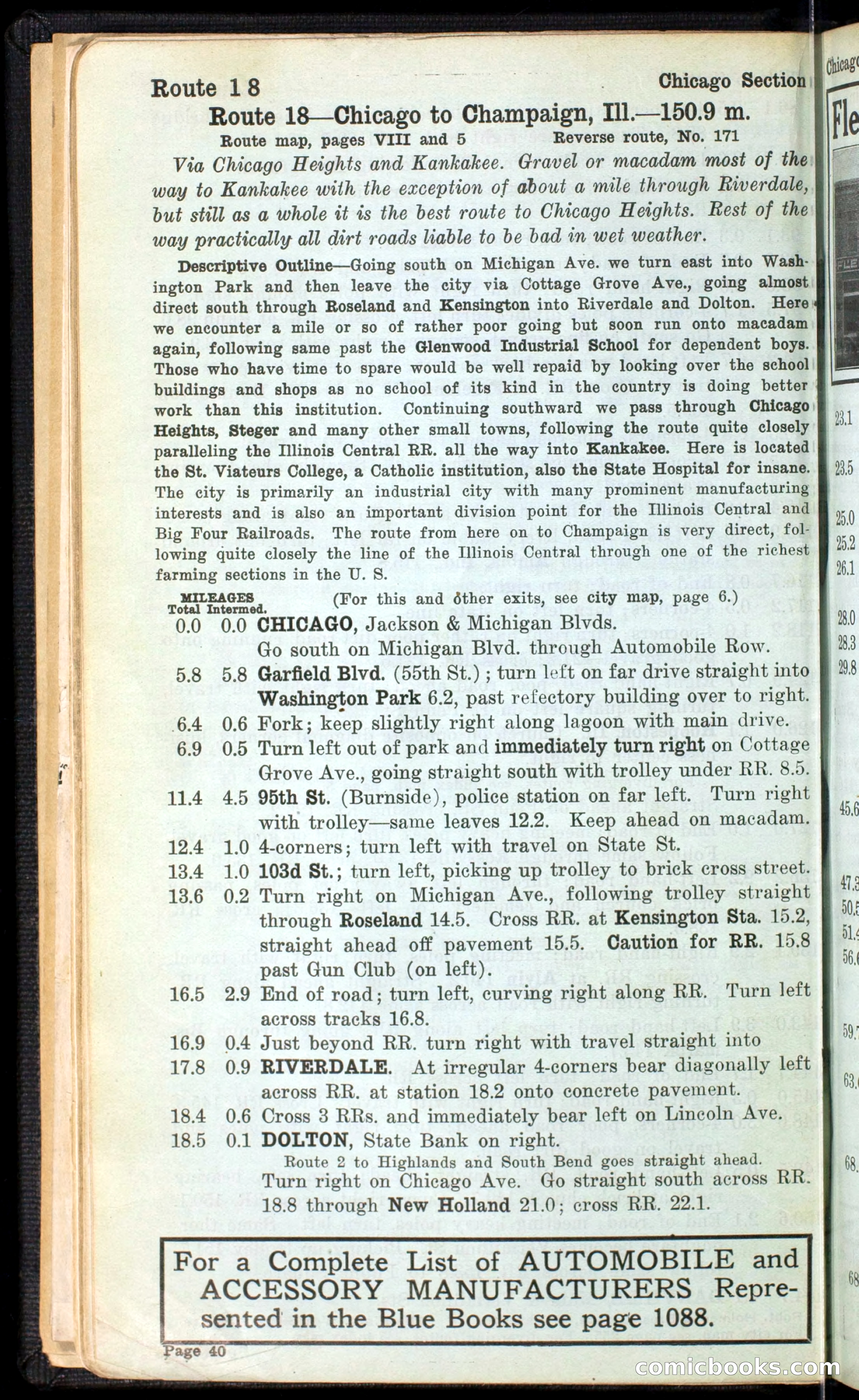 The Automobile Blue Book, Official 1913, Volume 4 — page 52 of 398