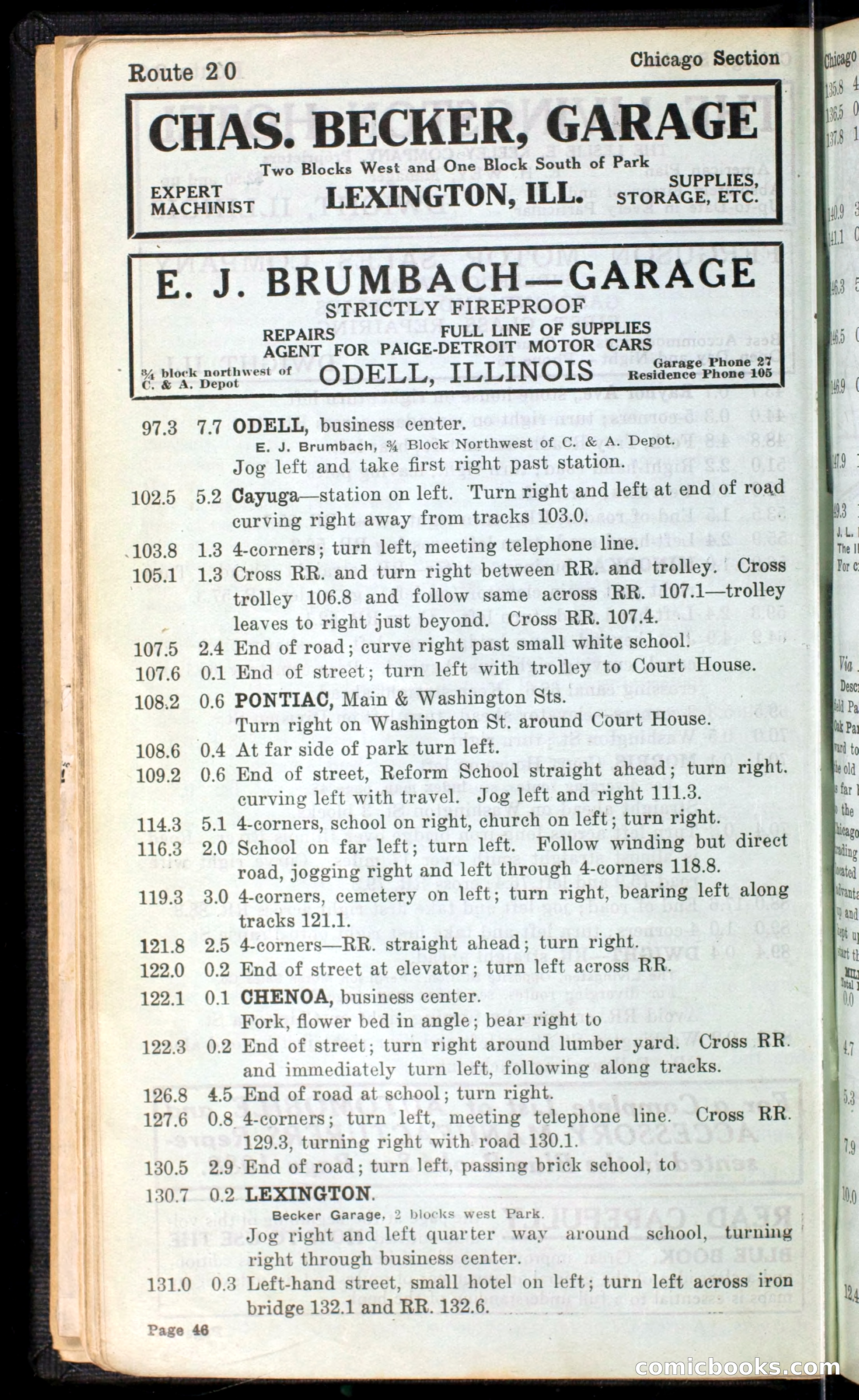 The Automobile Blue Book, Official 1913, Volume 4 — page 58 of 398