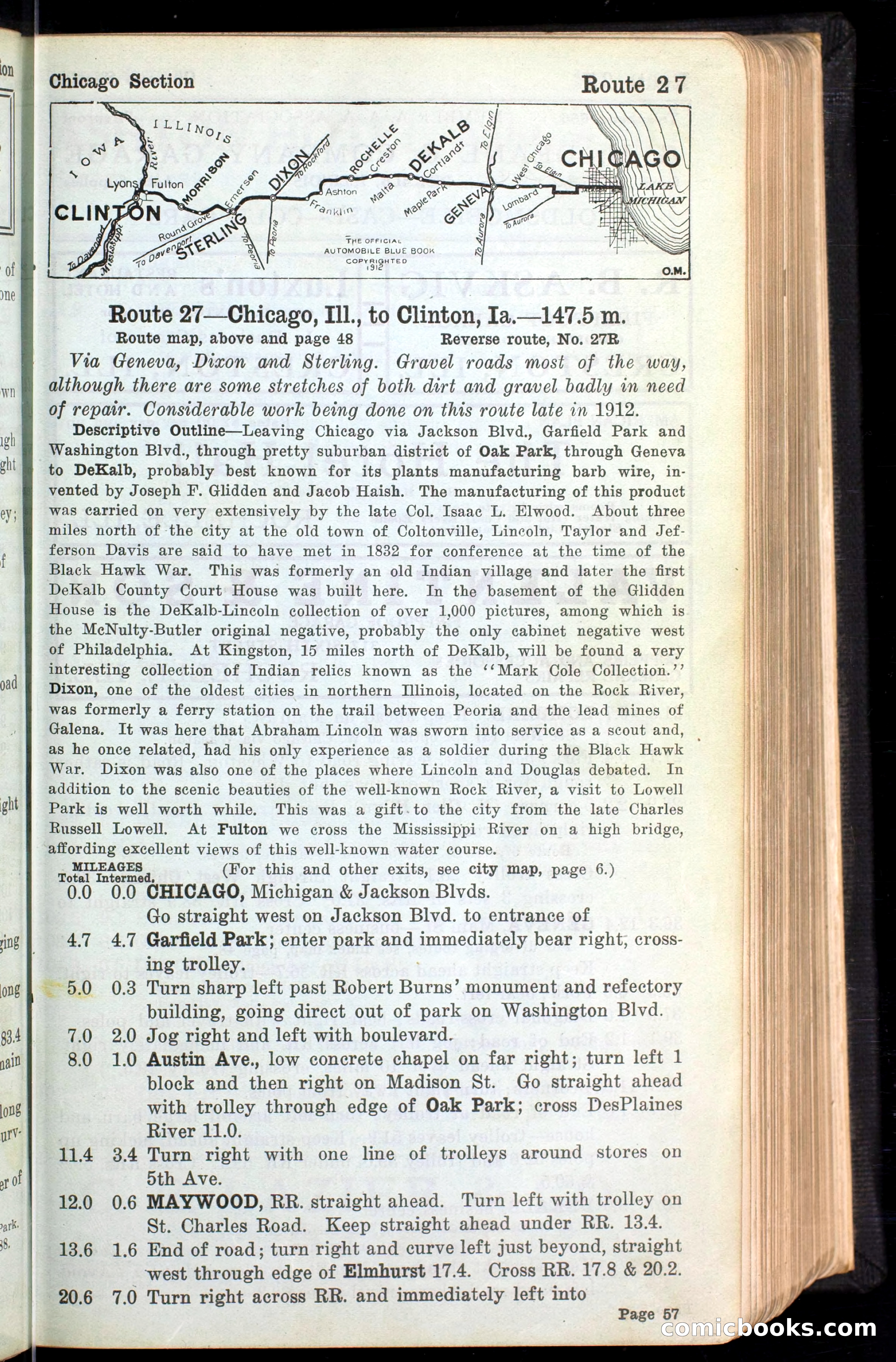 The Automobile Blue Book, Official 1913, Volume 4 — page 69 of 398