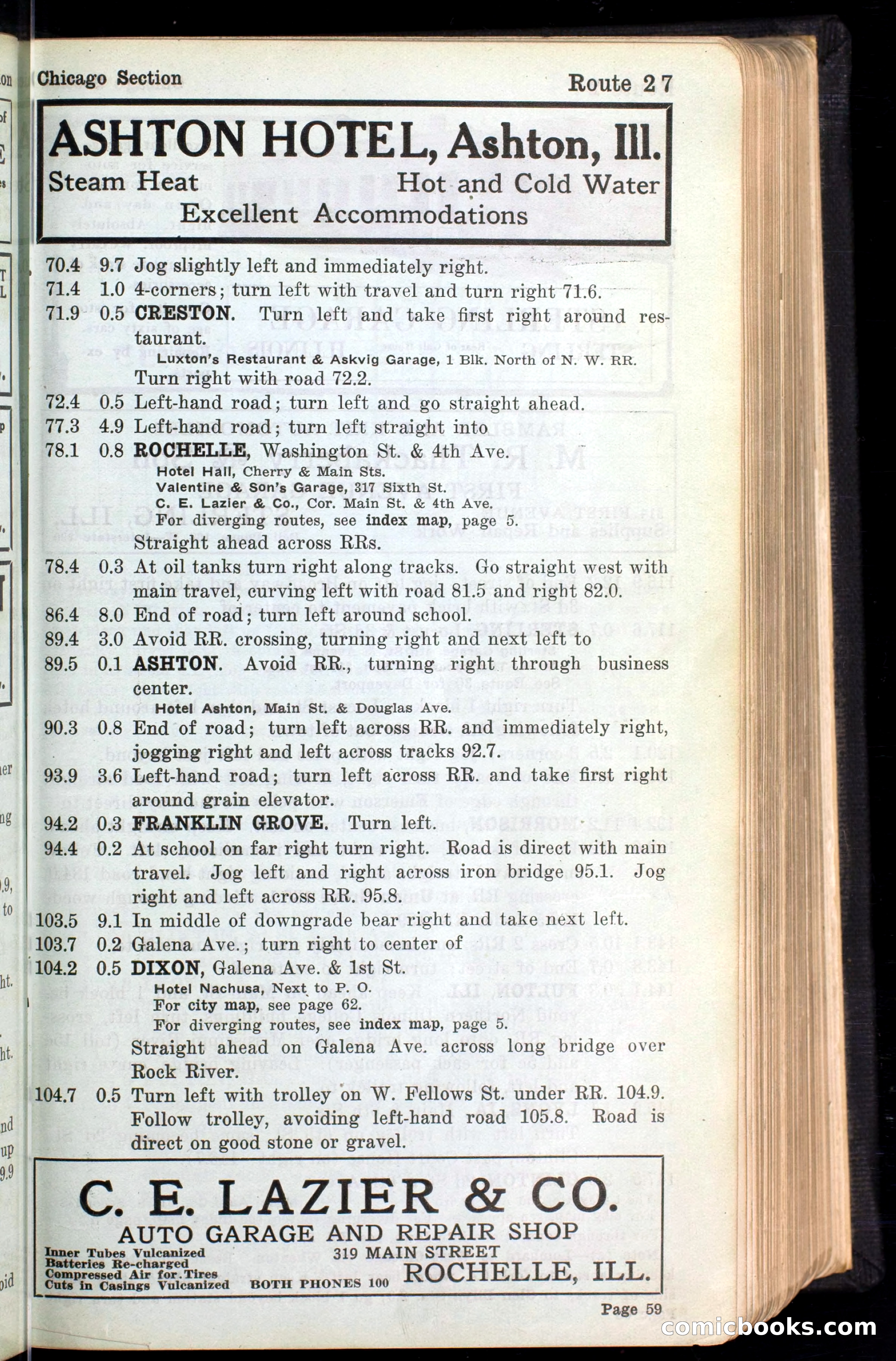 The Automobile Blue Book, Official 1913, Volume 4 — page 71 of 398