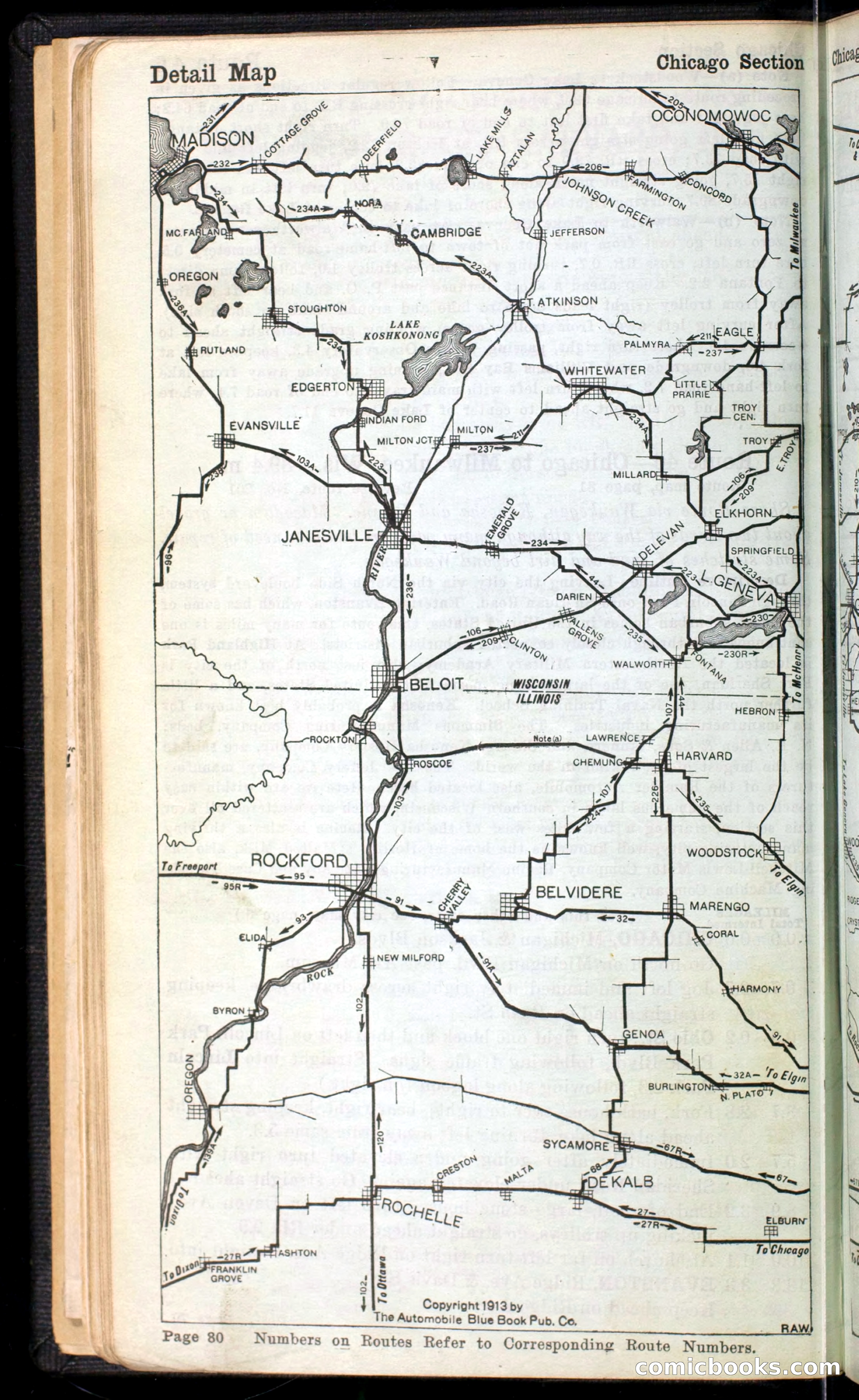 The Automobile Blue Book, Official 1913, Volume 4 — page 92 of 398