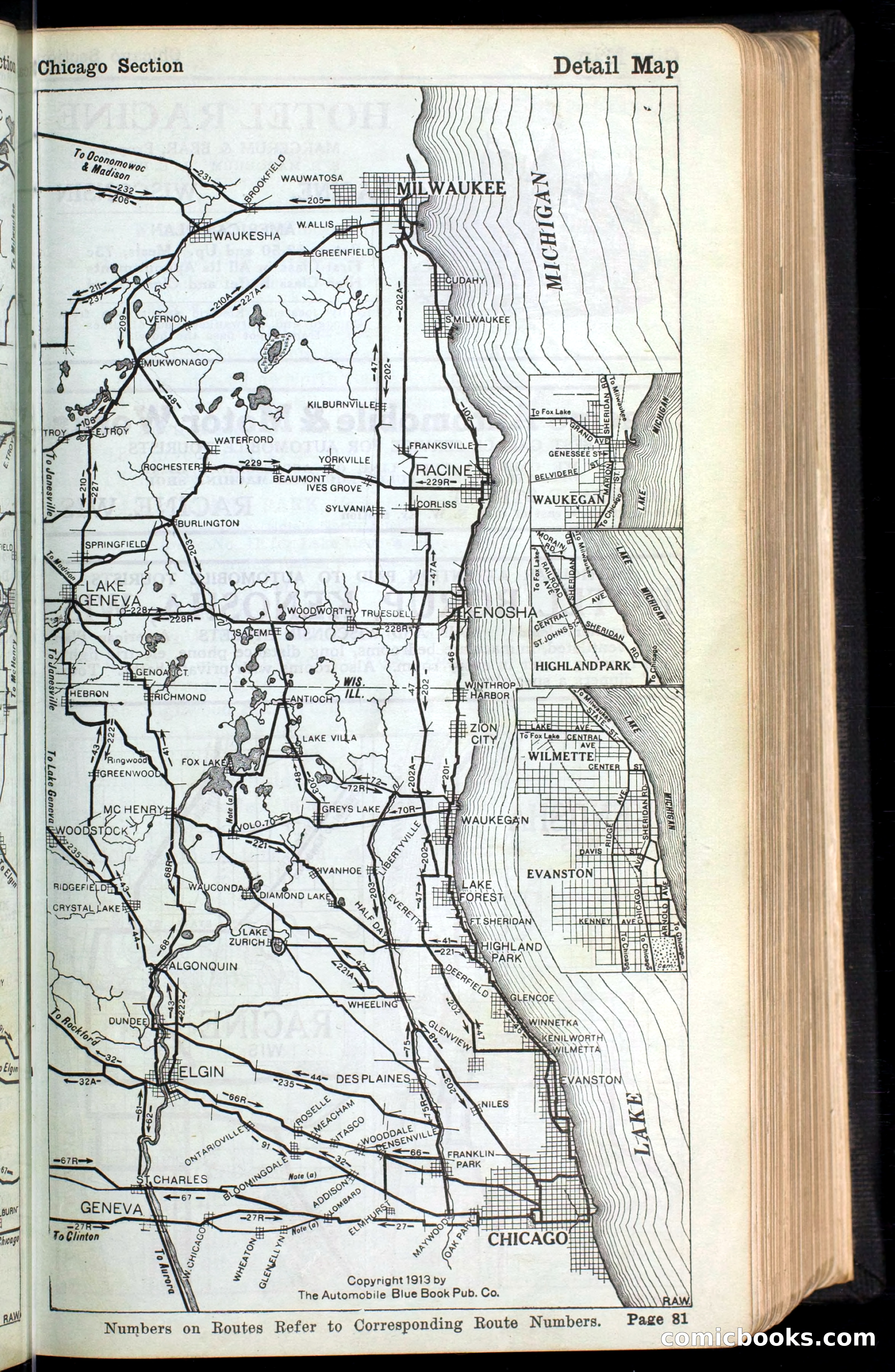 The Automobile Blue Book, Official 1913, Volume 4 — page 93 of 398