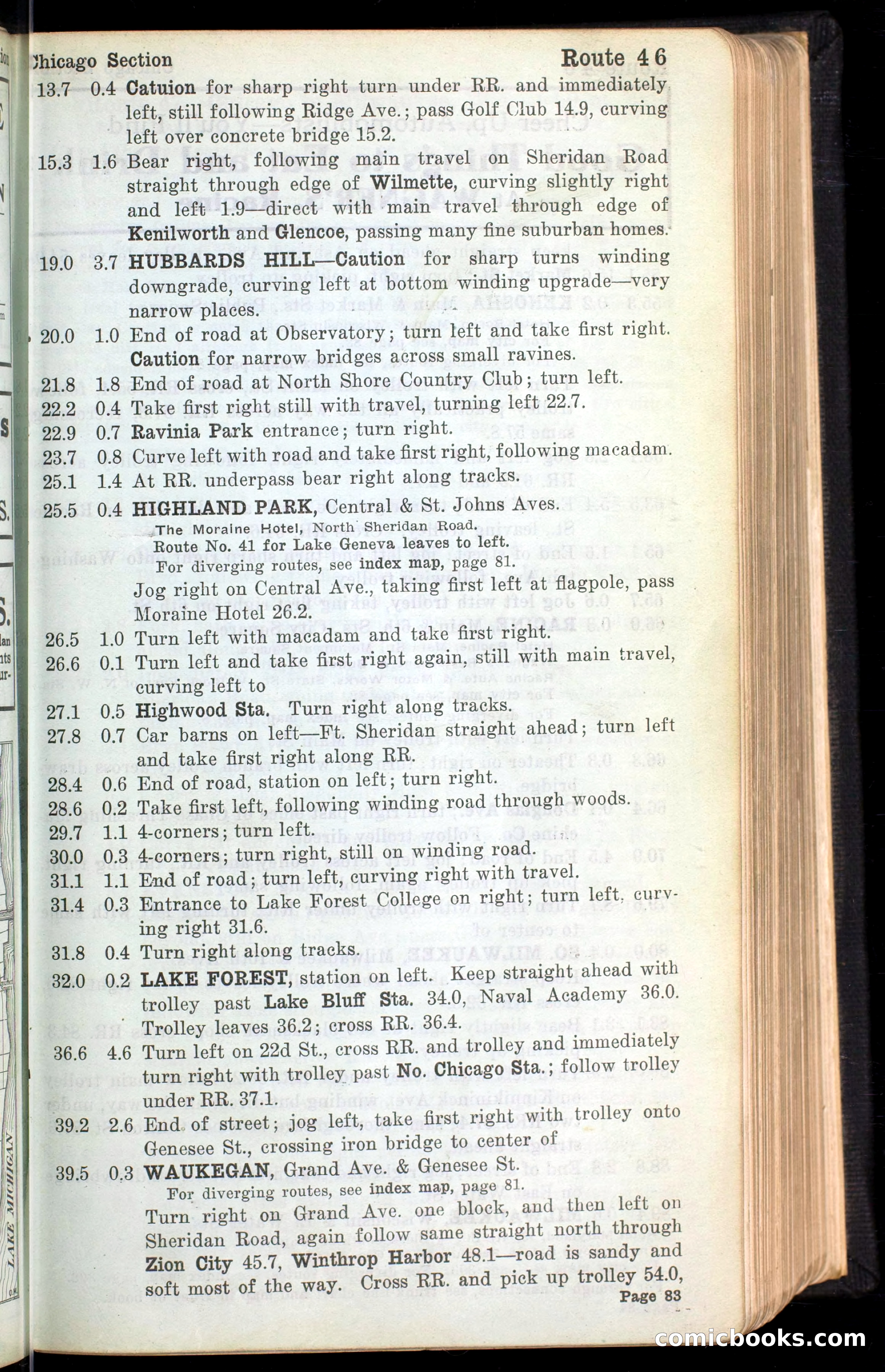 The Automobile Blue Book, Official 1913, Volume 4 — page 95 of 398