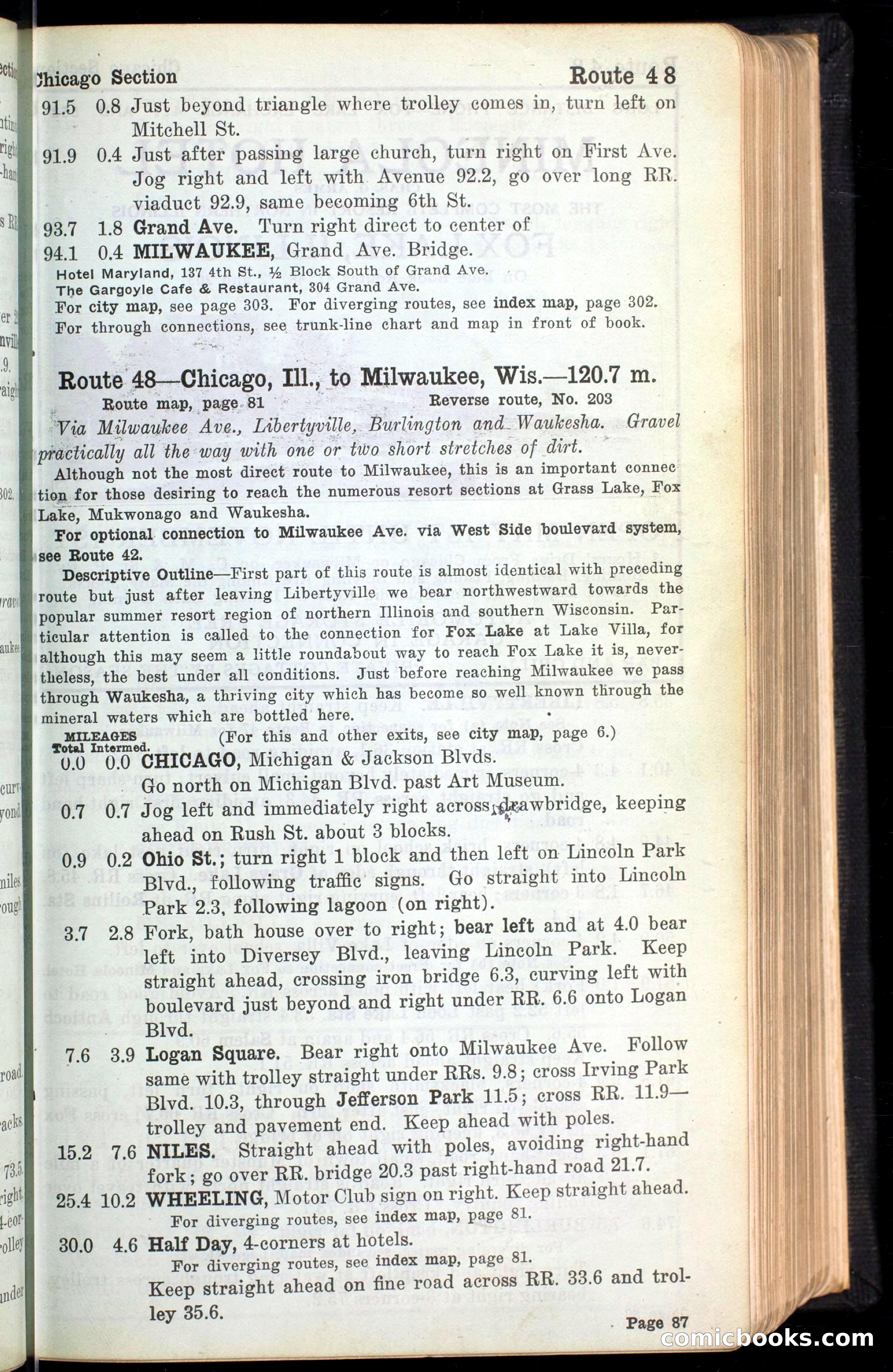 The Automobile Blue Book, Official 1913, Volume 4 — page 99 of 398