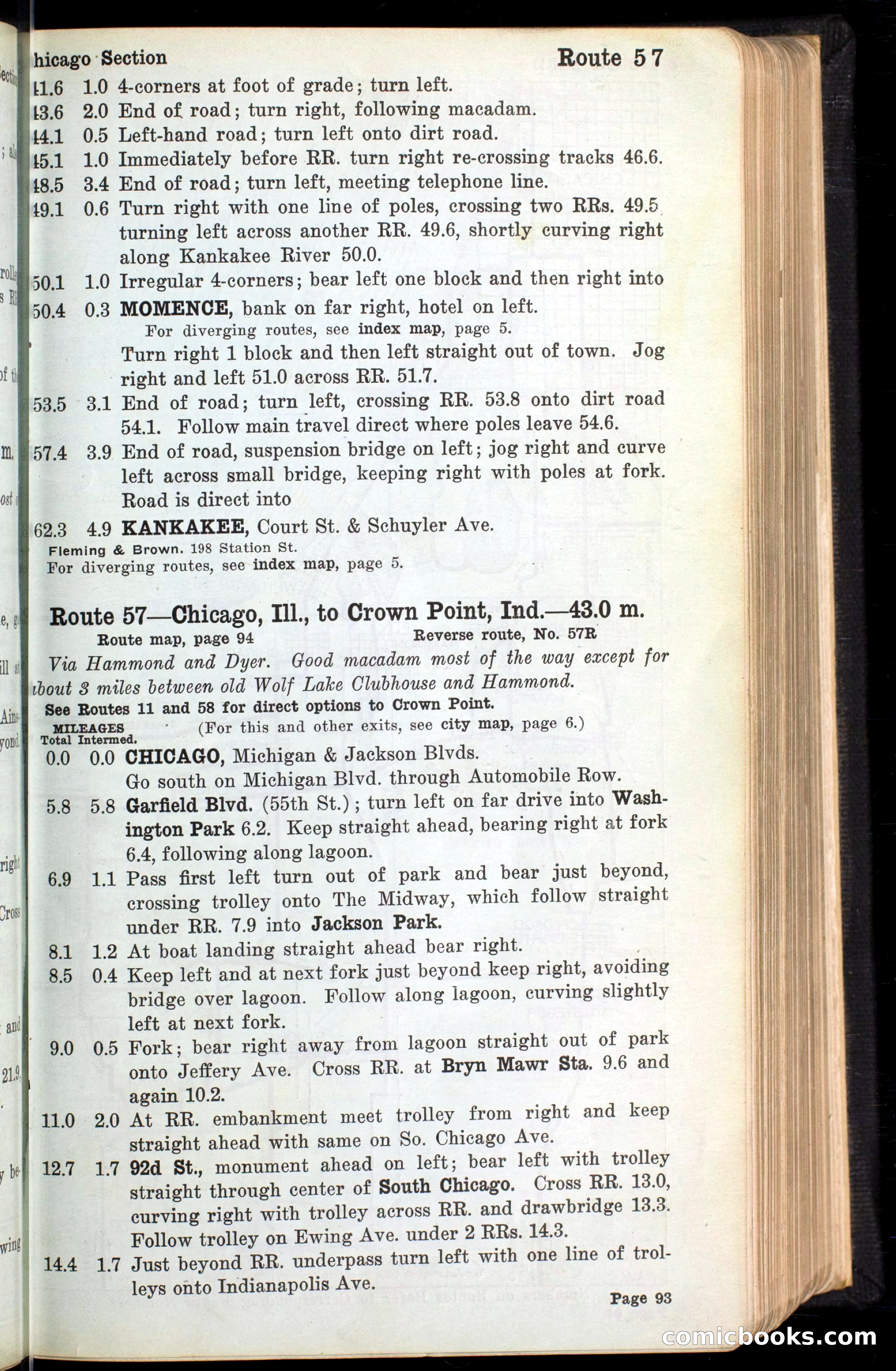 The Automobile Blue Book, Official 1913, Volume 4 — page 105 of 398