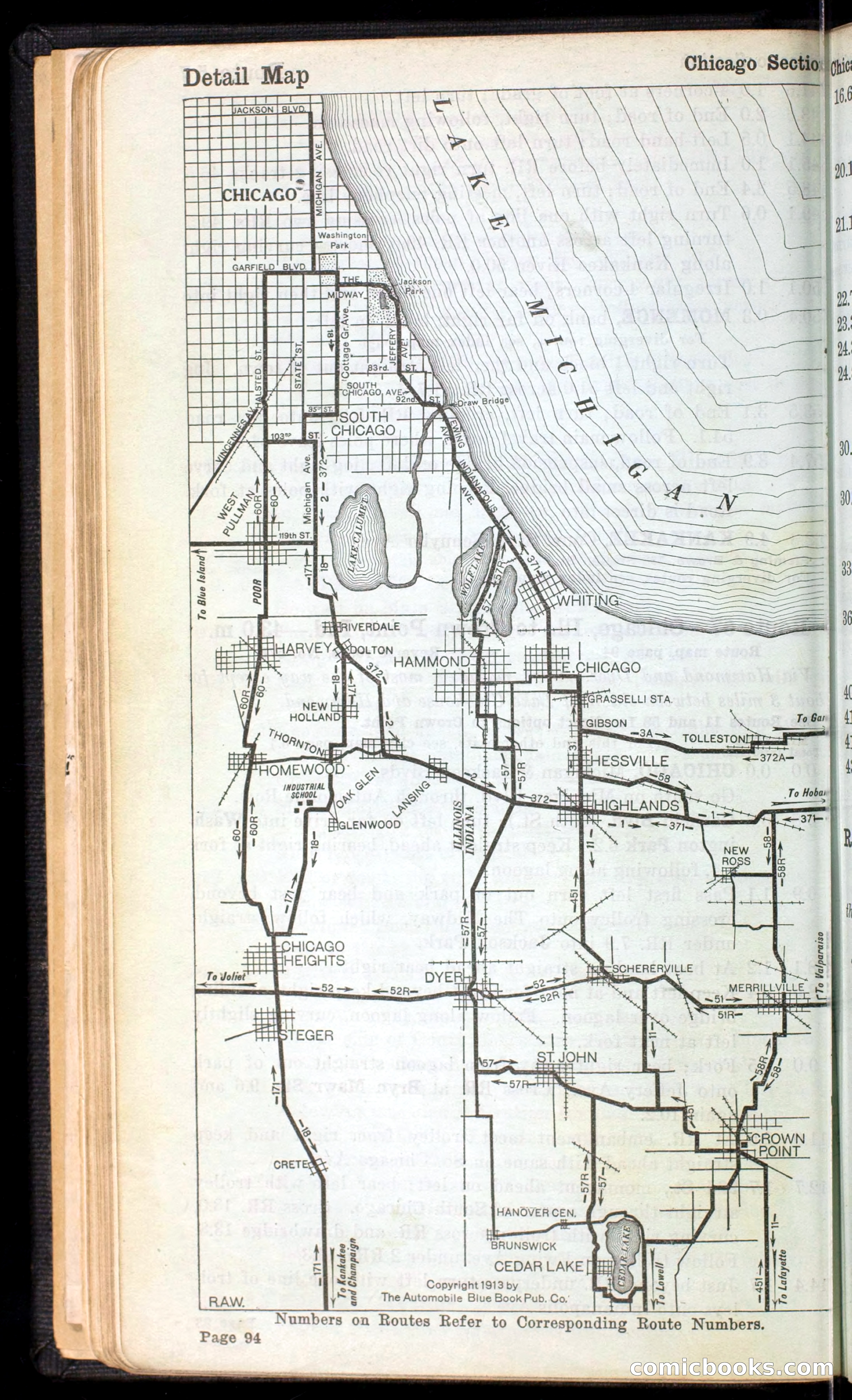 The Automobile Blue Book, Official 1913, Volume 4 — page 106 of 398
