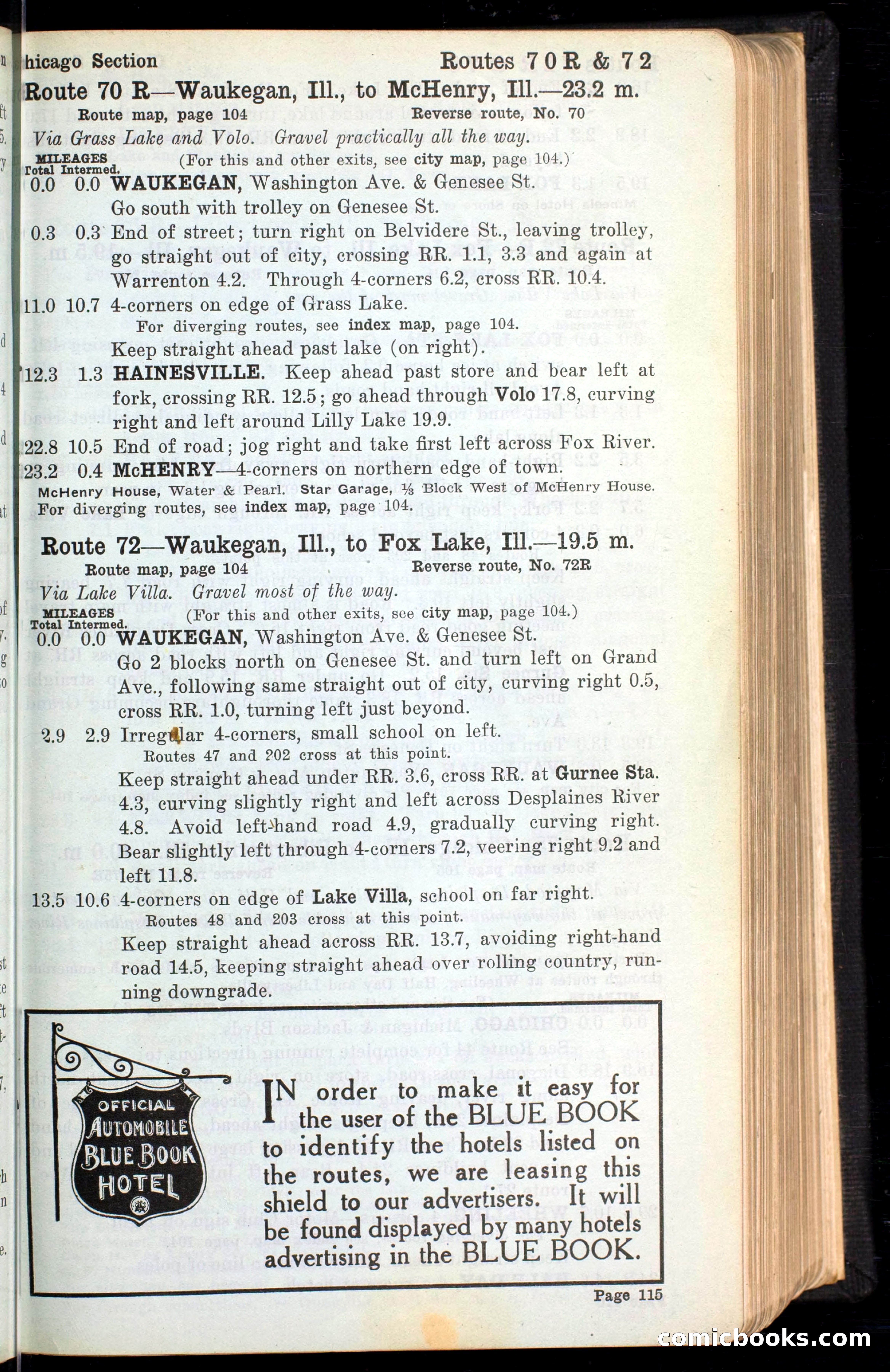 The Automobile Blue Book, Official 1913, Volume 4 — page 127 of 398