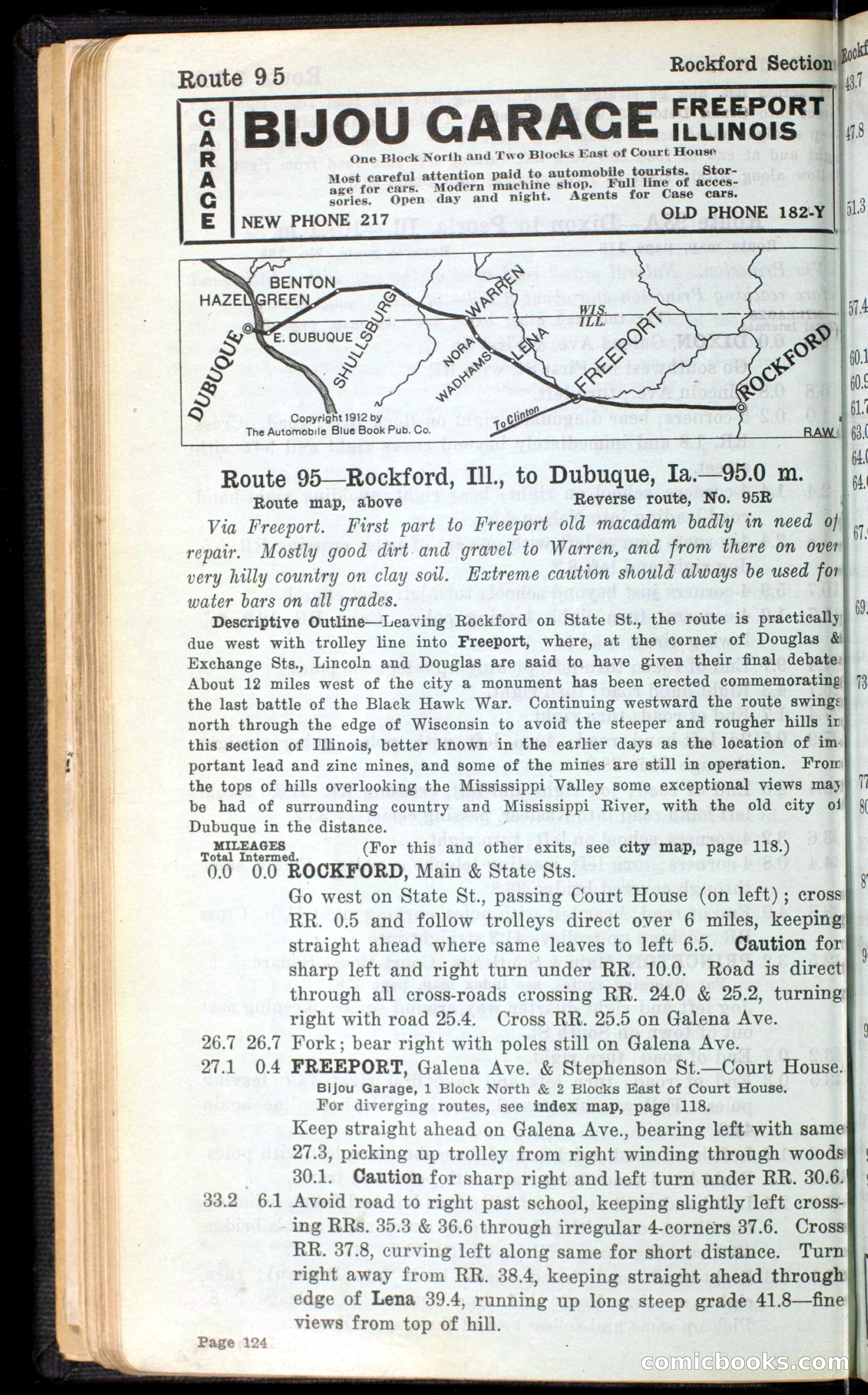 The Automobile Blue Book, Official 1913, Volume 4 — page 136 of 398