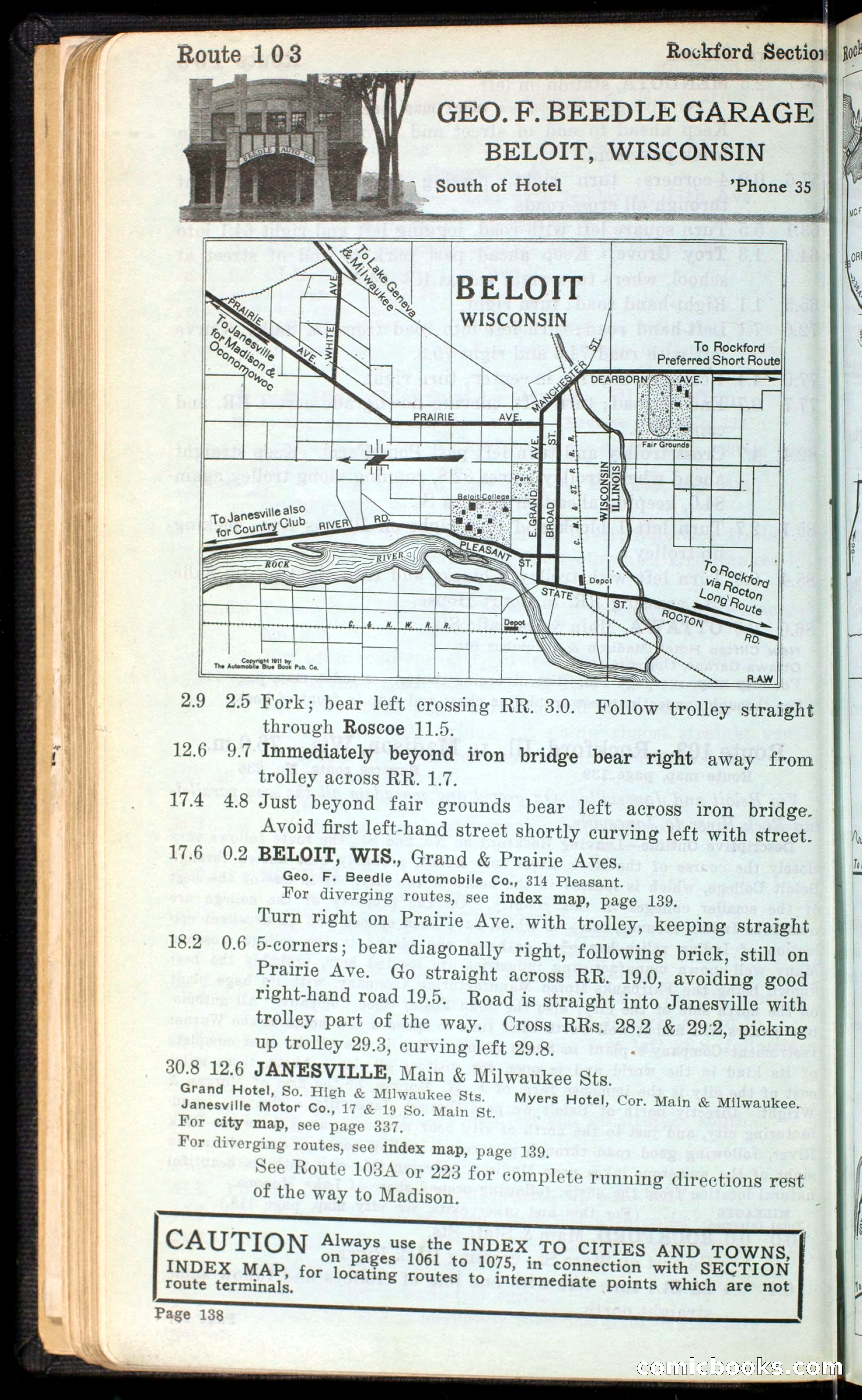 The Automobile Blue Book, Official 1913, Volume 4 — page 150 of 398