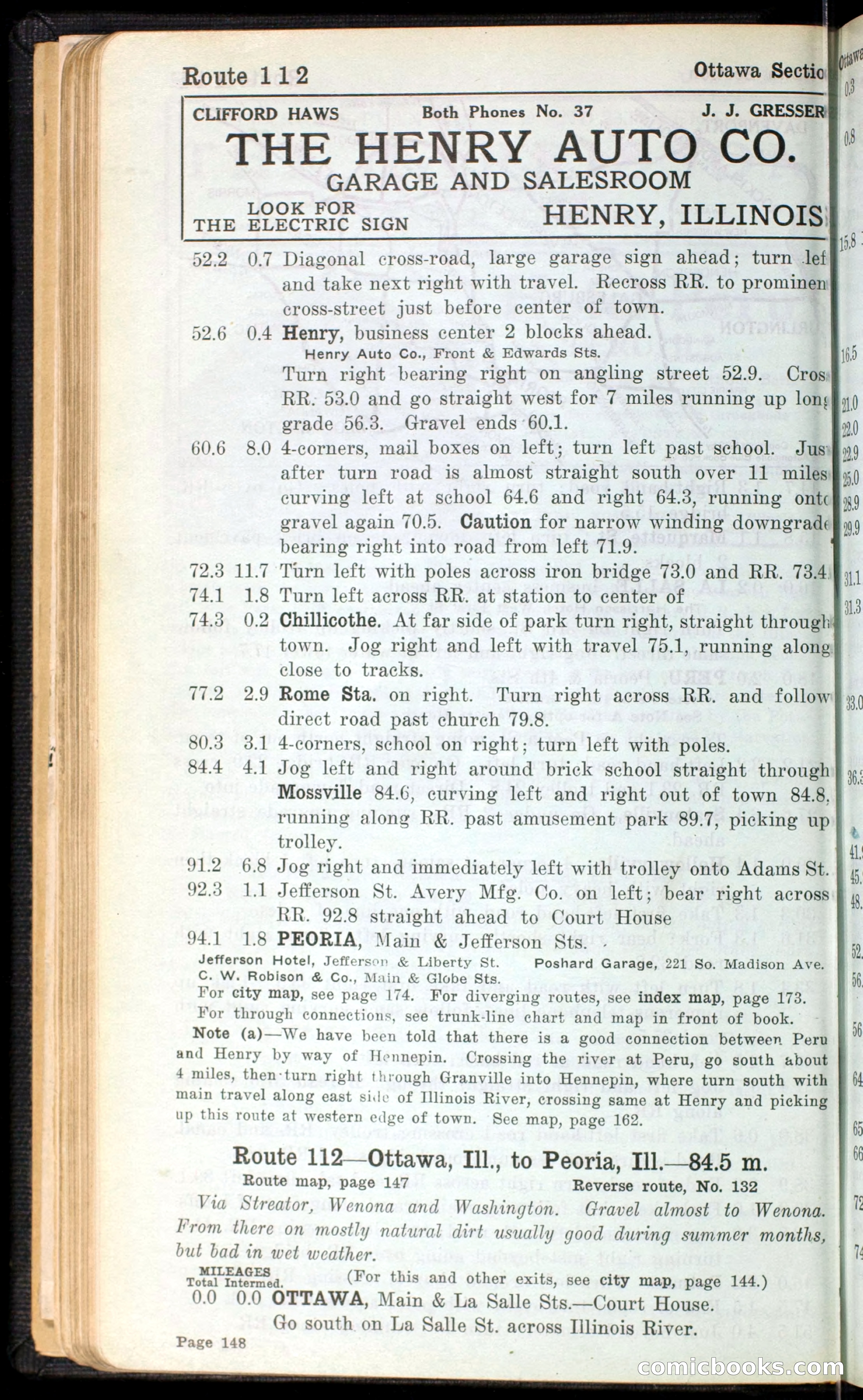 The Automobile Blue Book, Official 1913, Volume 4 — page 160 of 398