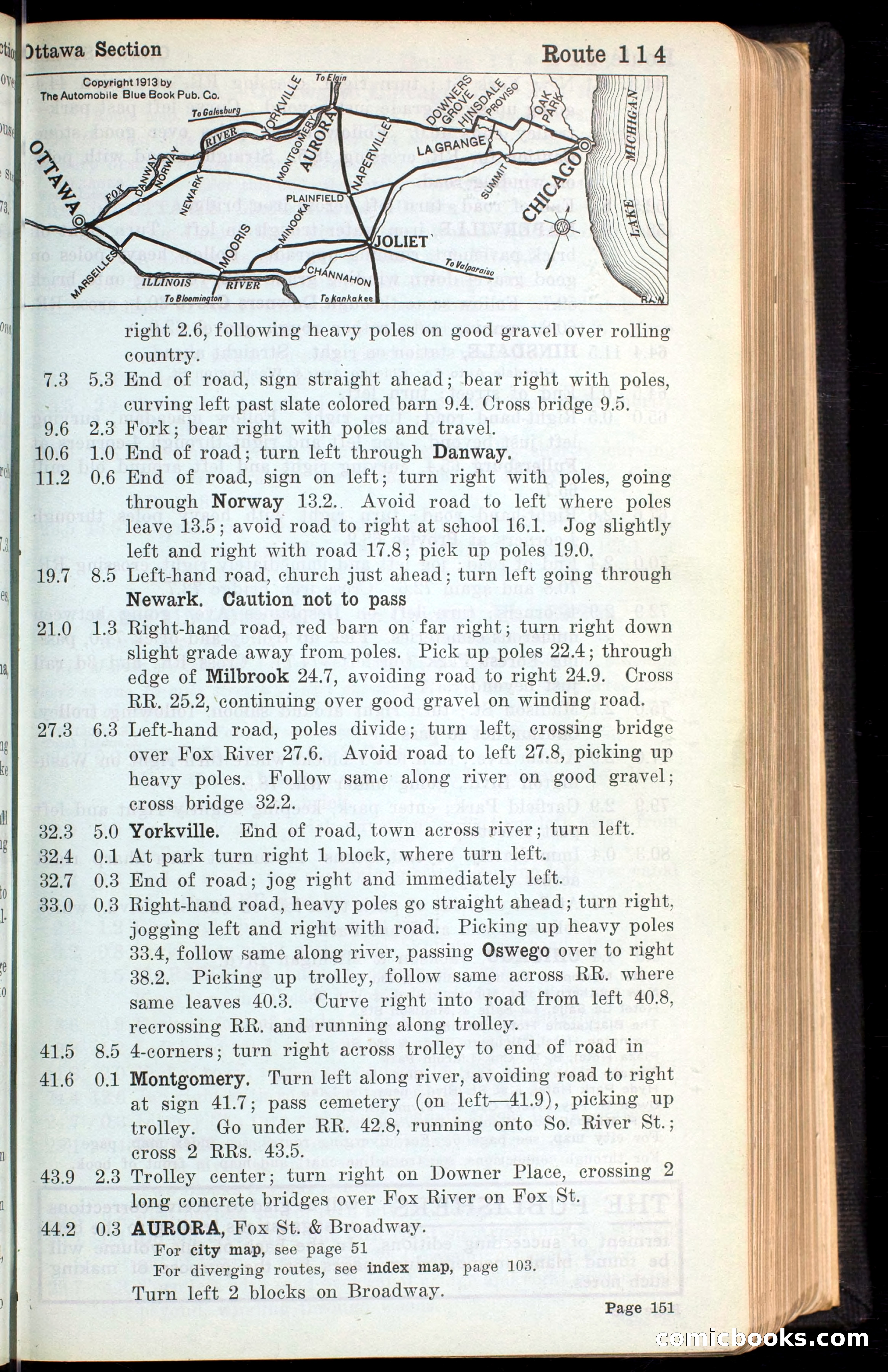 The Automobile Blue Book, Official 1913, Volume 4 — page 163 of 398