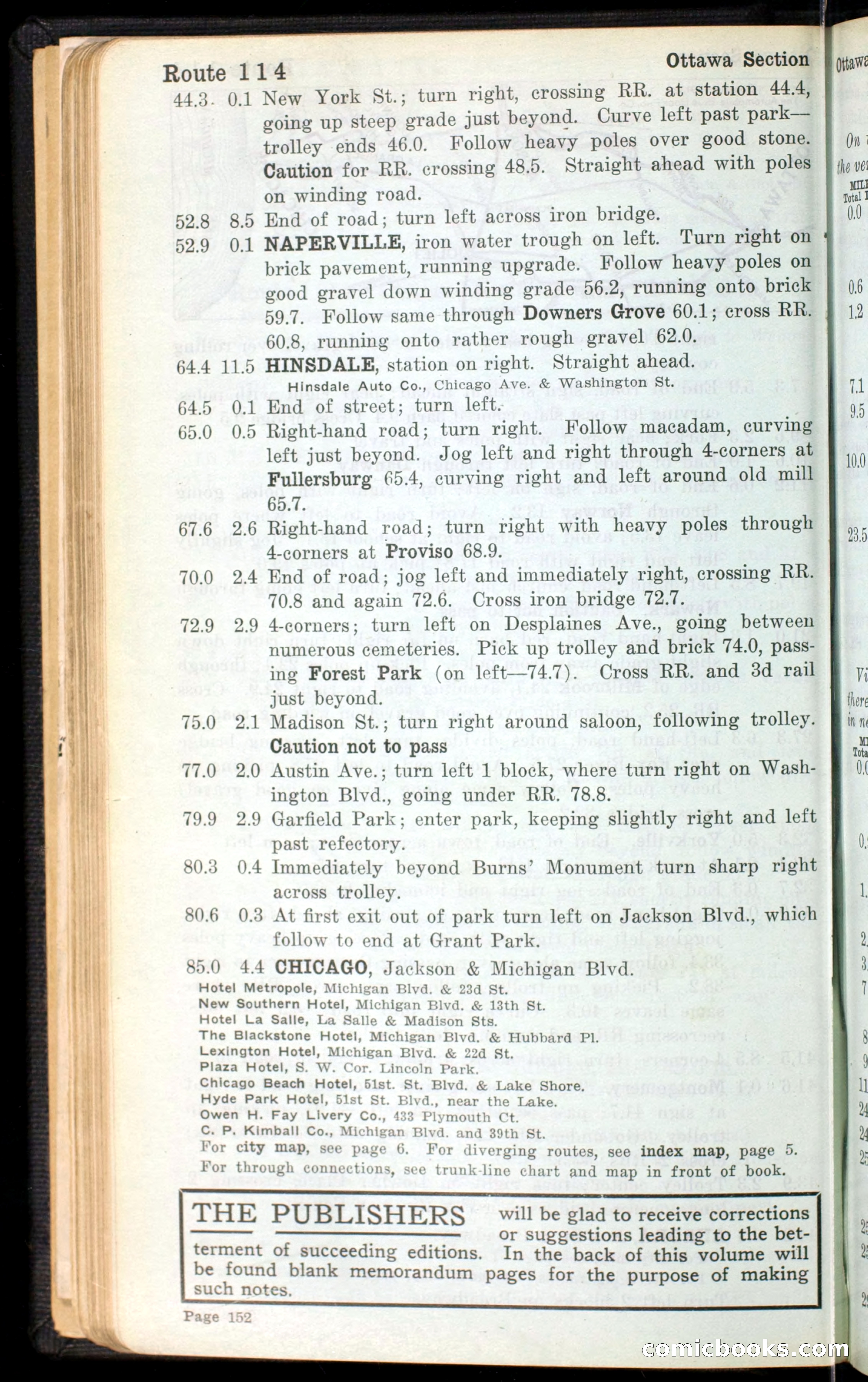 The Automobile Blue Book, Official 1913, Volume 4 — page 164 of 398