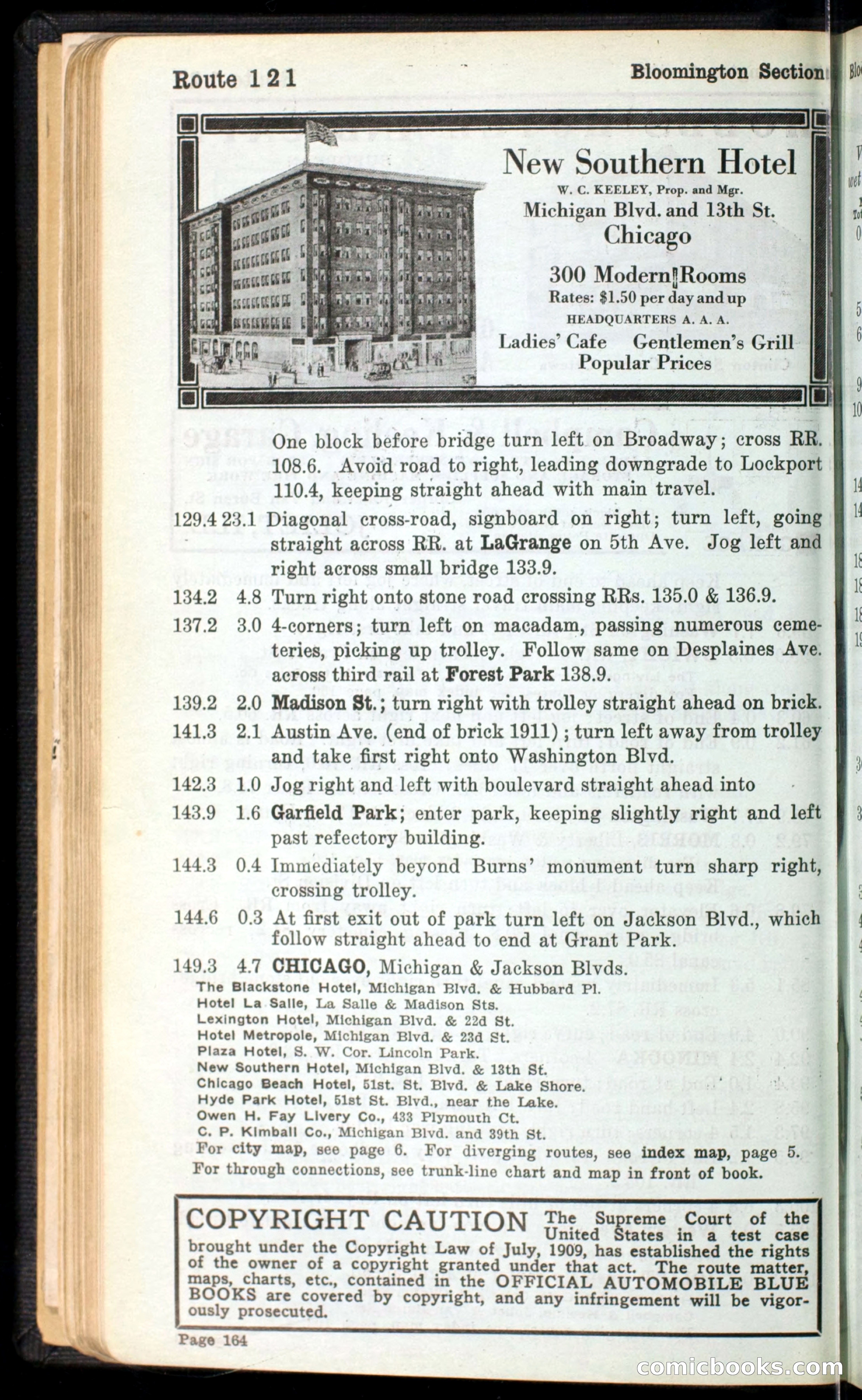 The Automobile Blue Book, Official 1913, Volume 4 — page 176 of 398