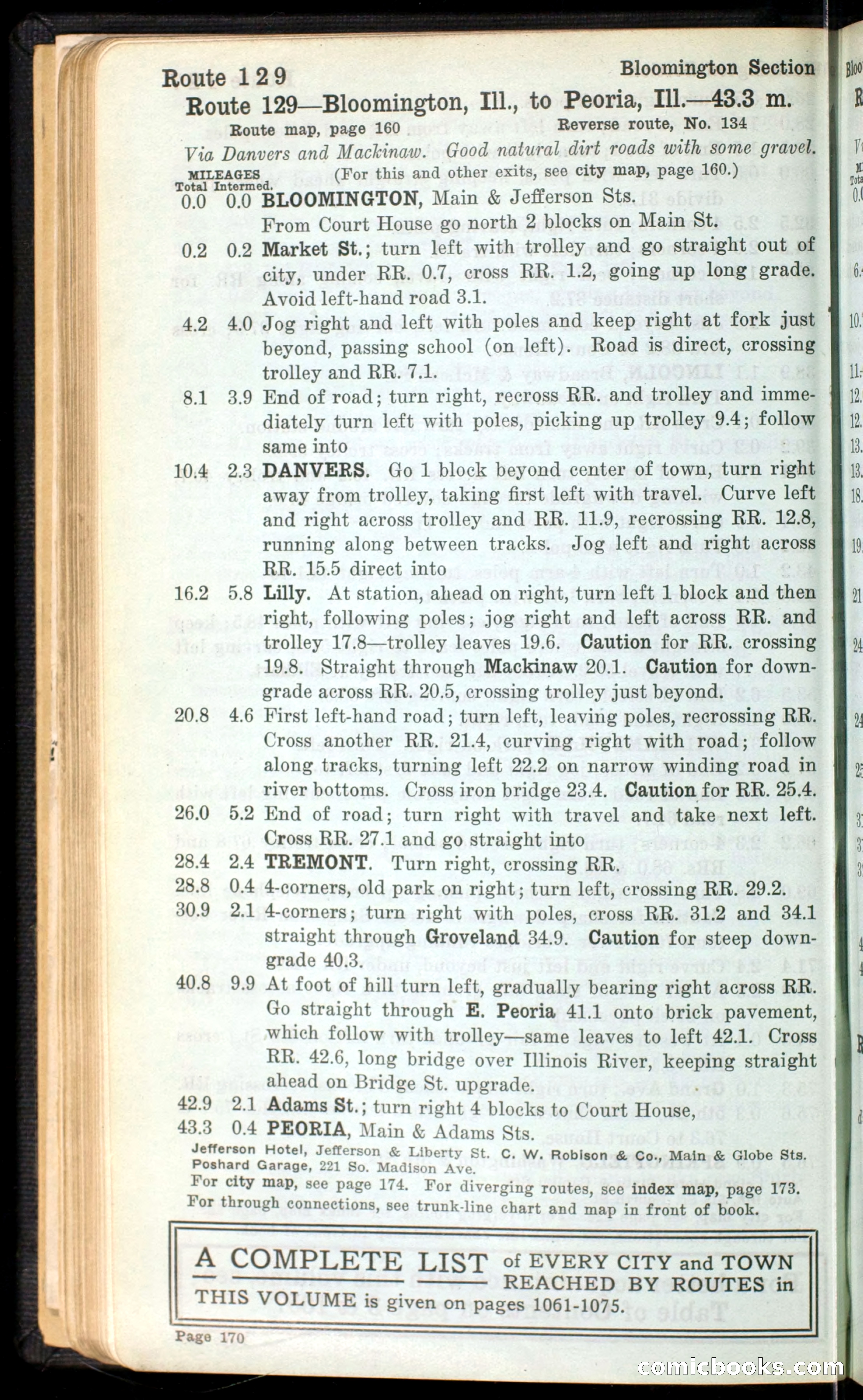 The Automobile Blue Book, Official 1913, Volume 4 — page 182 of 398