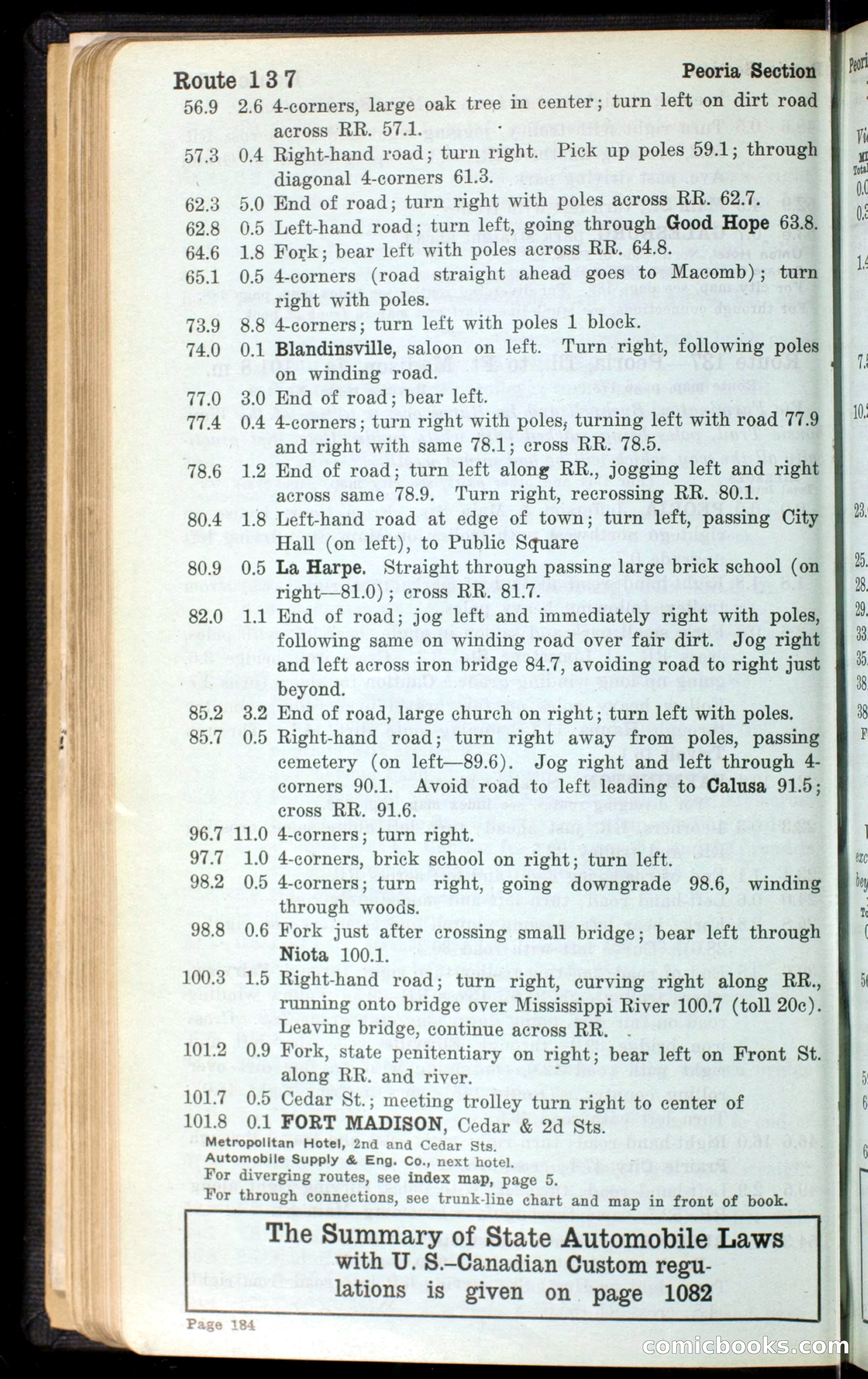 The Automobile Blue Book, Official 1913, Volume 4 — page 196 of 398