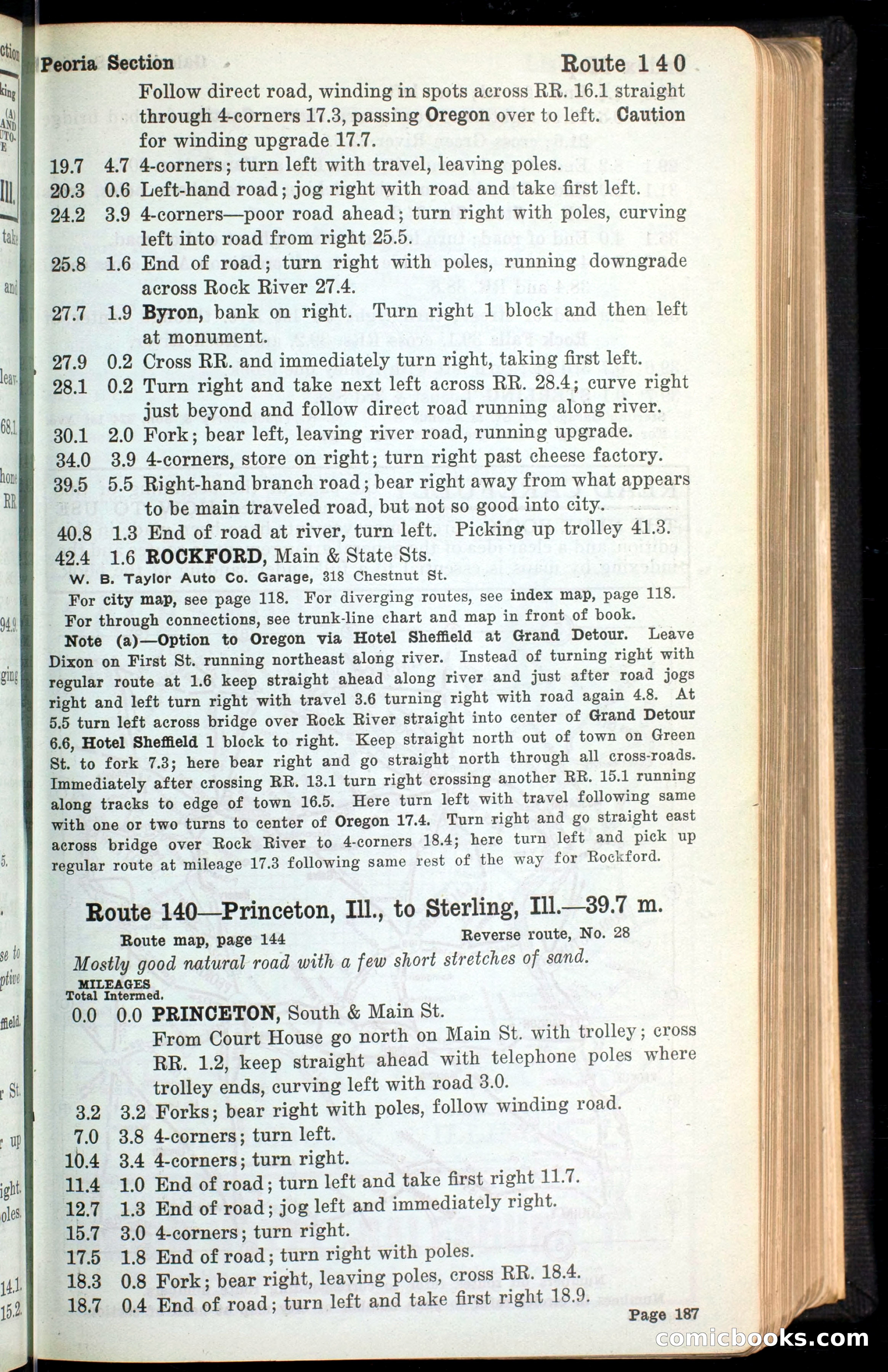 The Automobile Blue Book, Official 1913, Volume 4 — page 199 of 398