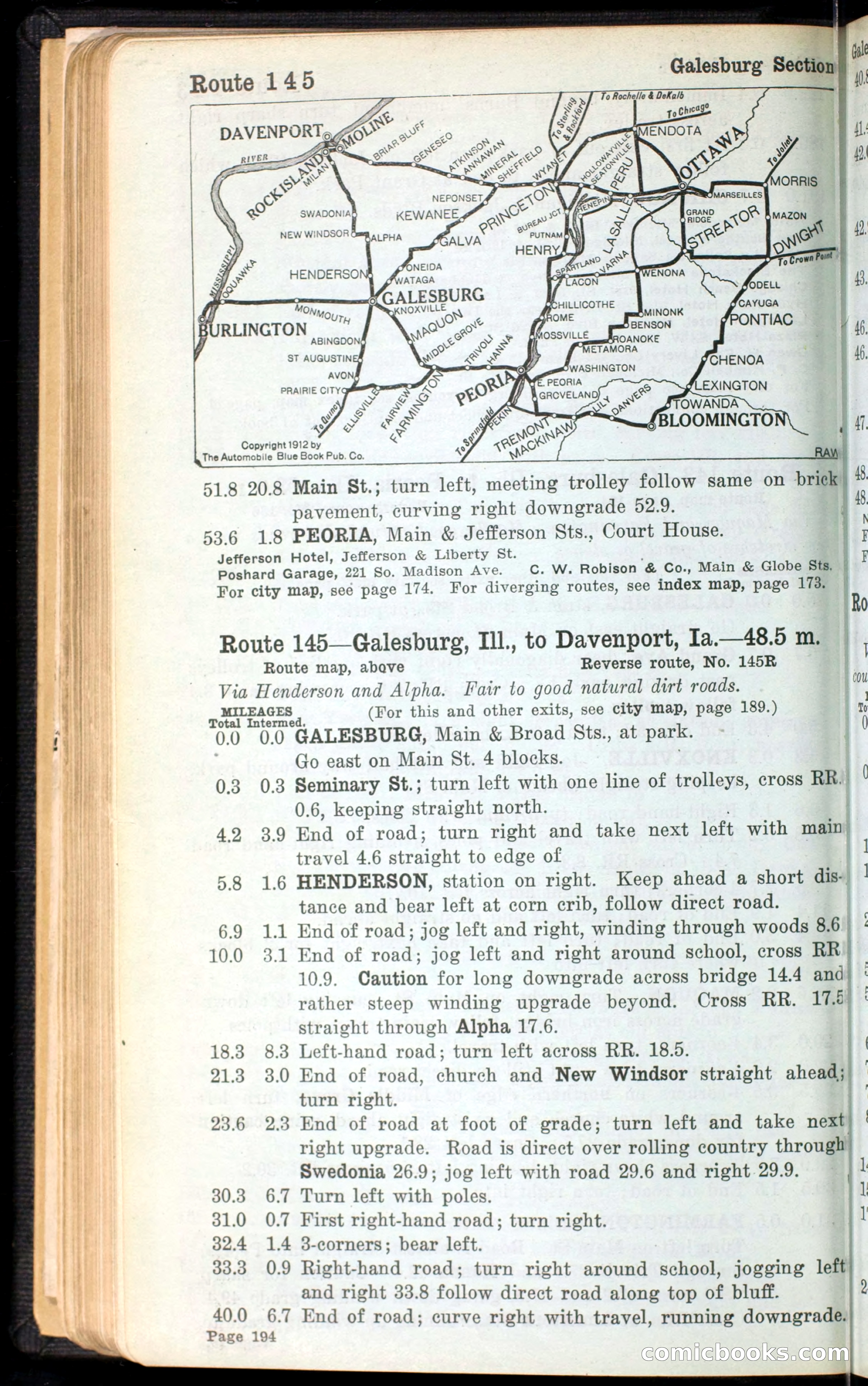 The Automobile Blue Book, Official 1913, Volume 4 — page 206 of 398