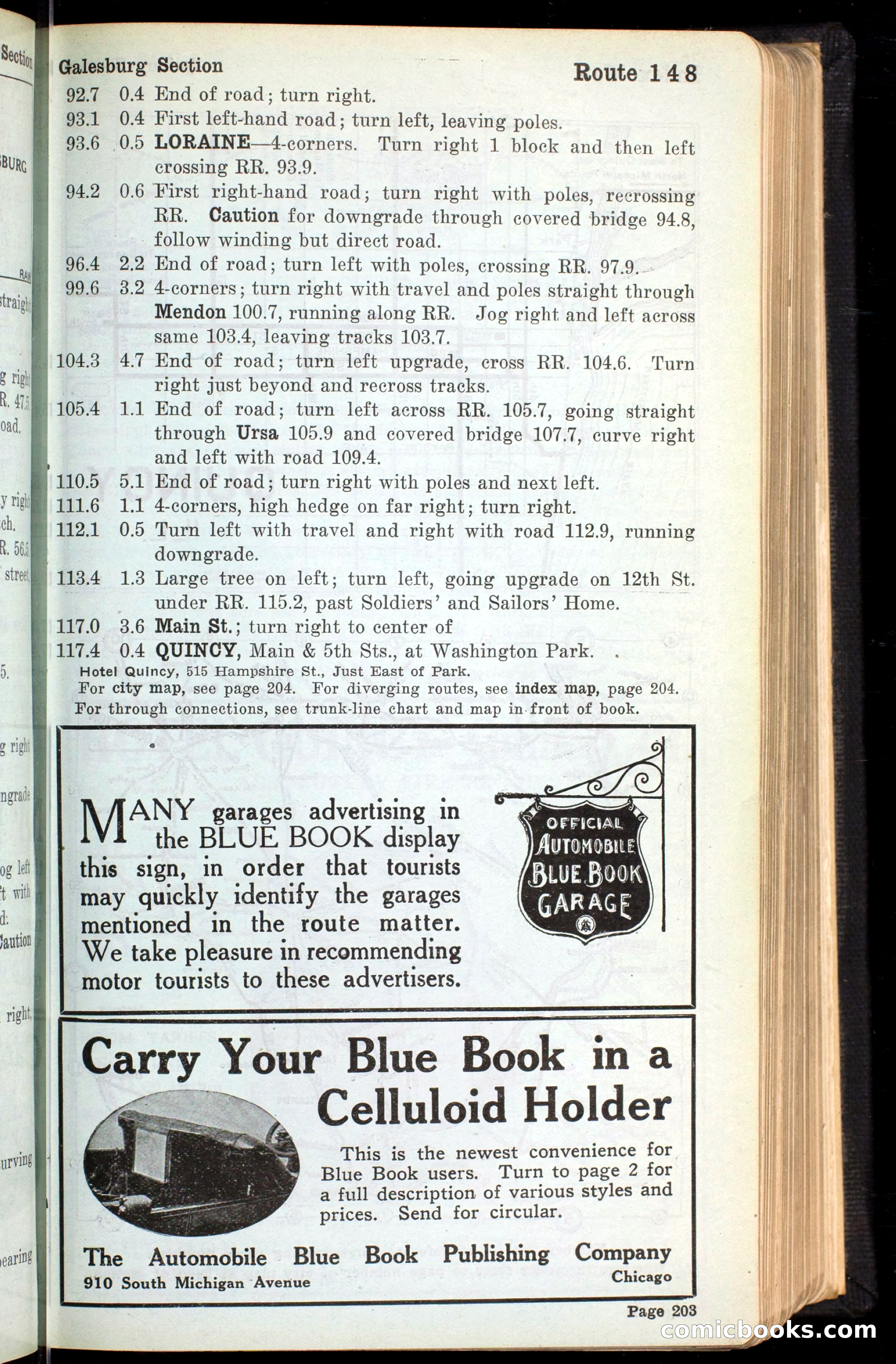 The Automobile Blue Book, Official 1913, Volume 4 — page 215 of 398