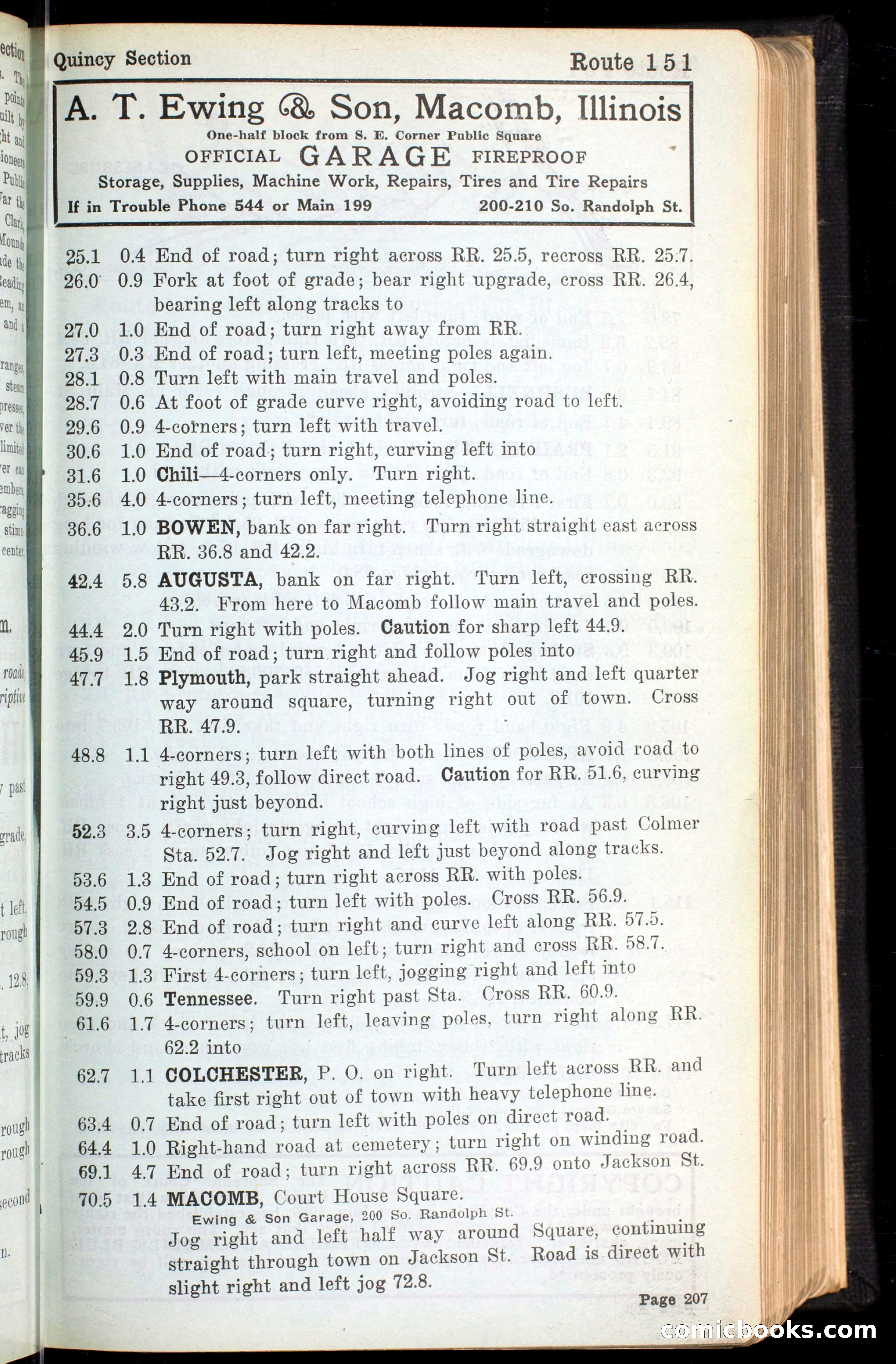 The Automobile Blue Book, Official 1913, Volume 4 — page 219 of 398