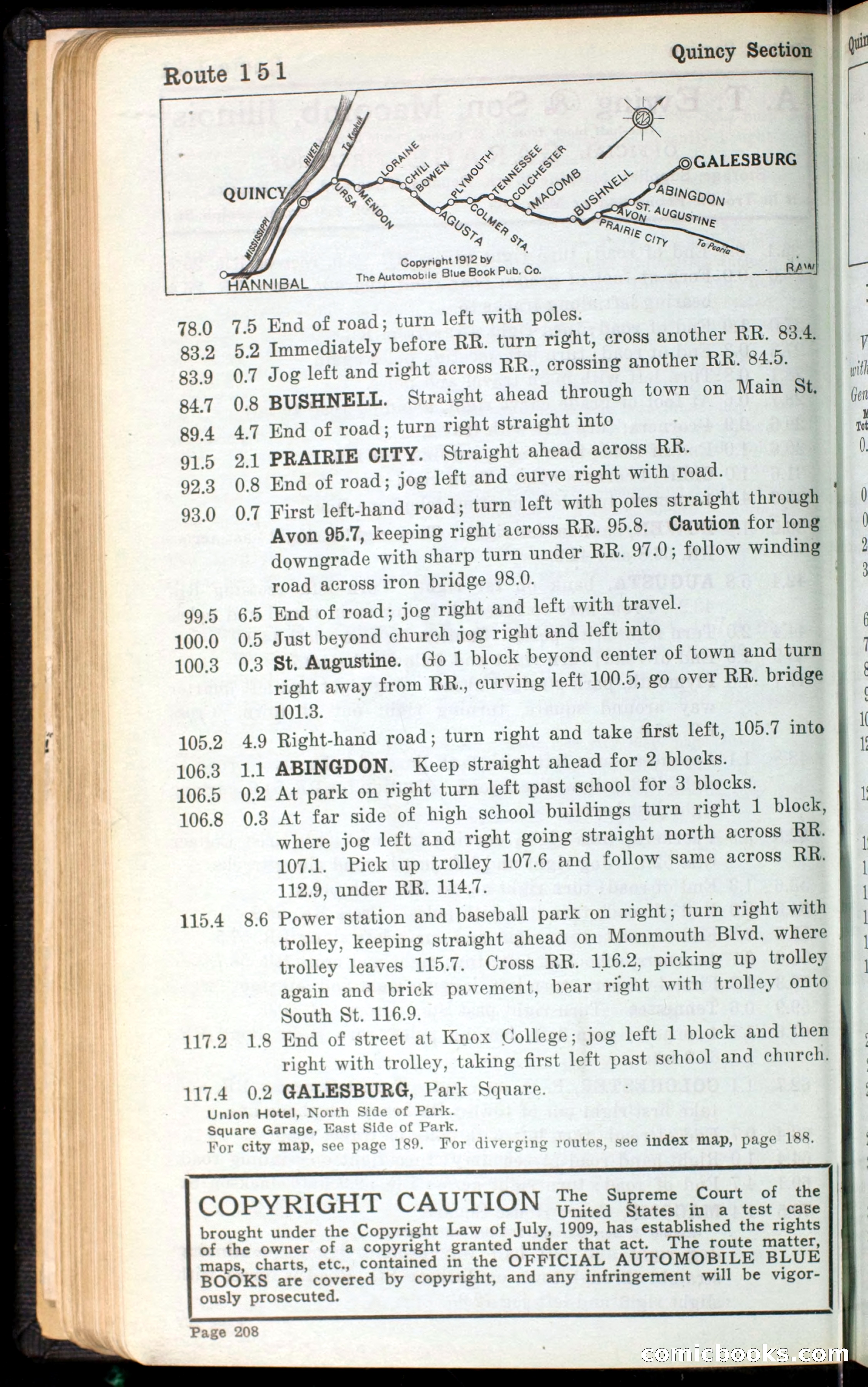 The Automobile Blue Book, Official 1913, Volume 4 — page 220 of 398