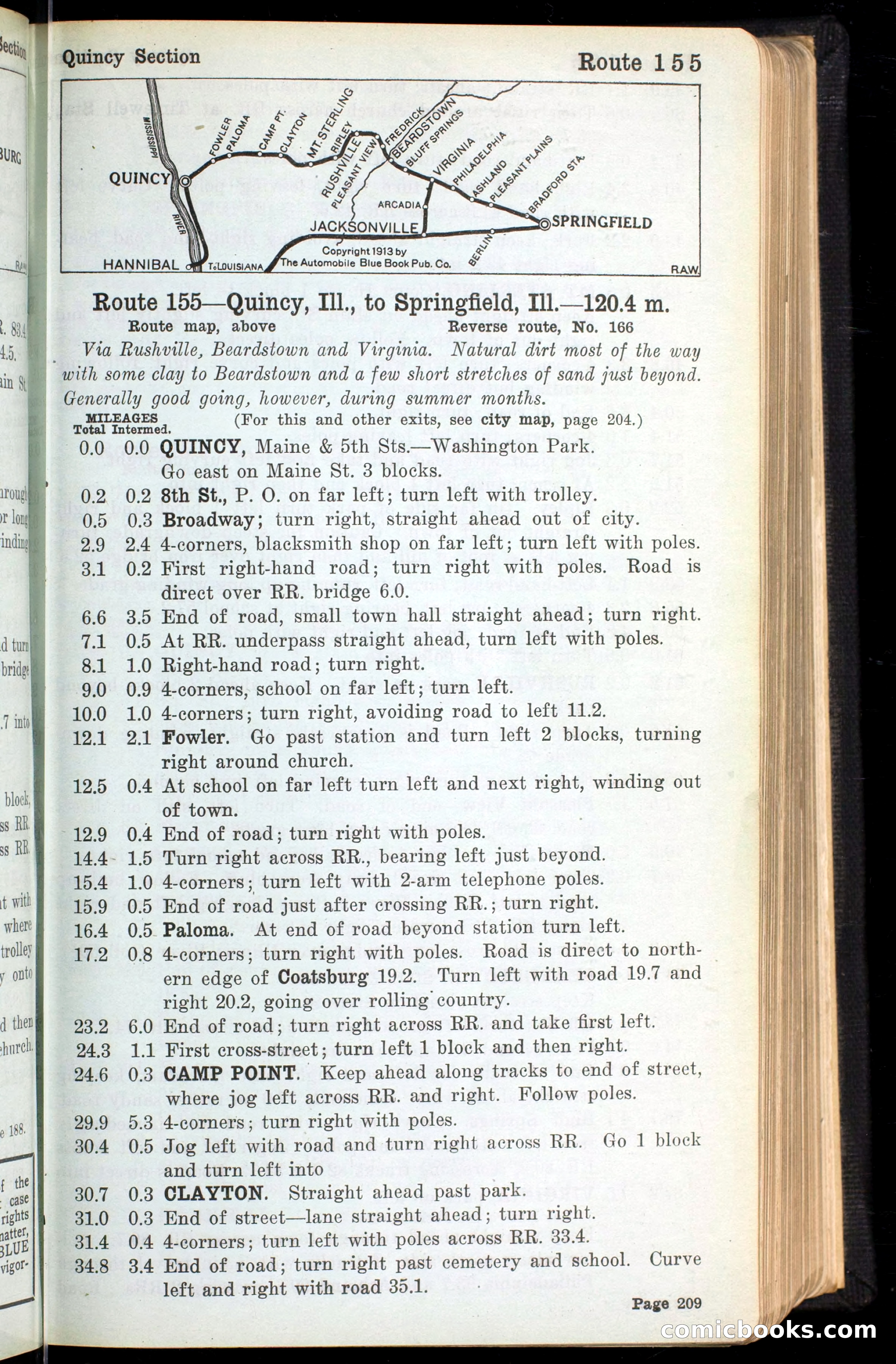 The Automobile Blue Book, Official 1913, Volume 4 — page 221 of 398